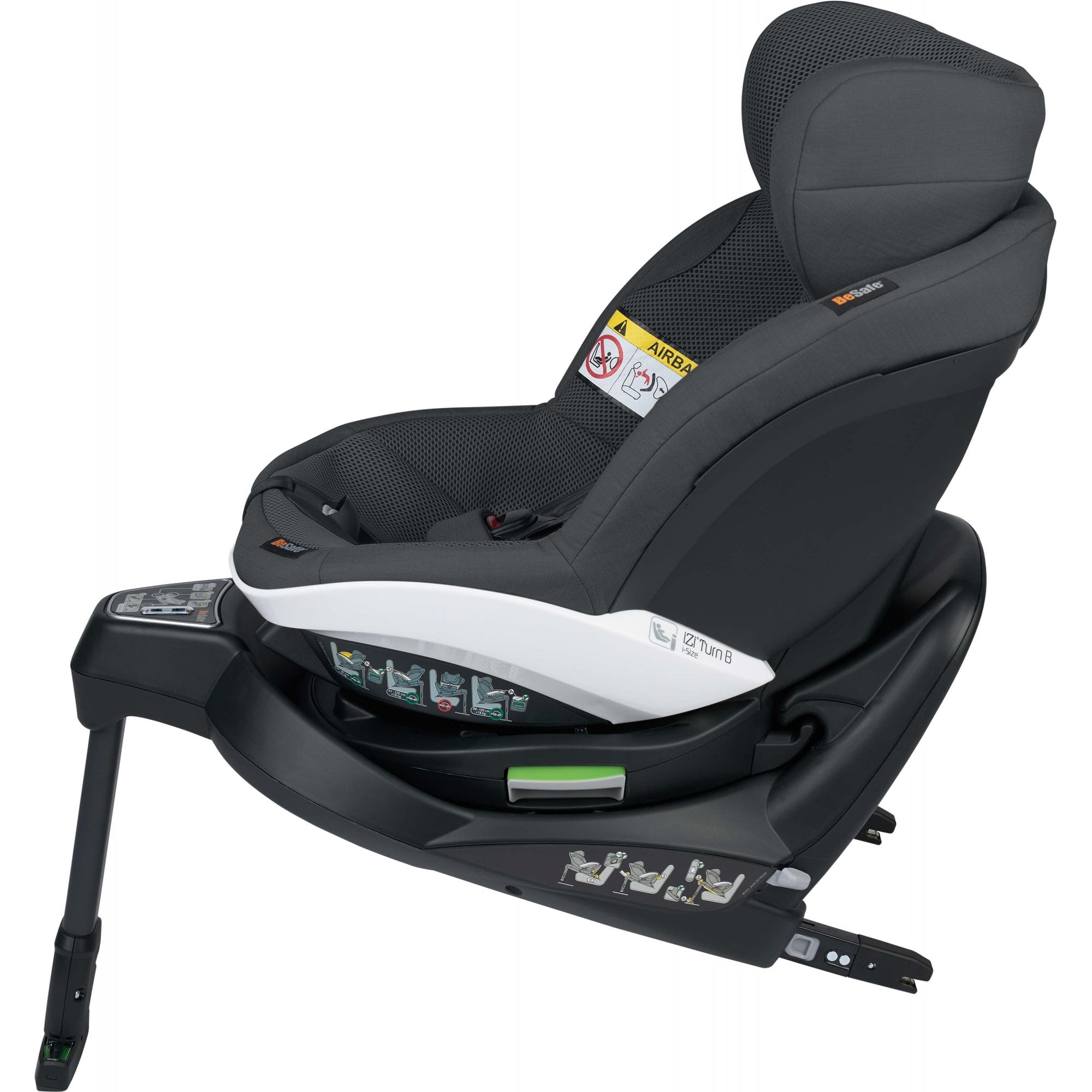 BeSafe iZi Turn B i-Size Car Seat Anthracite Mesh