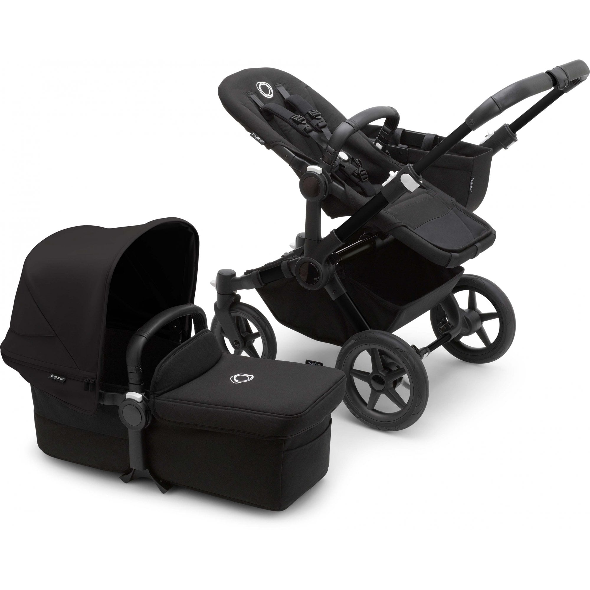 Bugaboo Donkey 5 Mono Pram Complete Essential Bundle Midnight Black