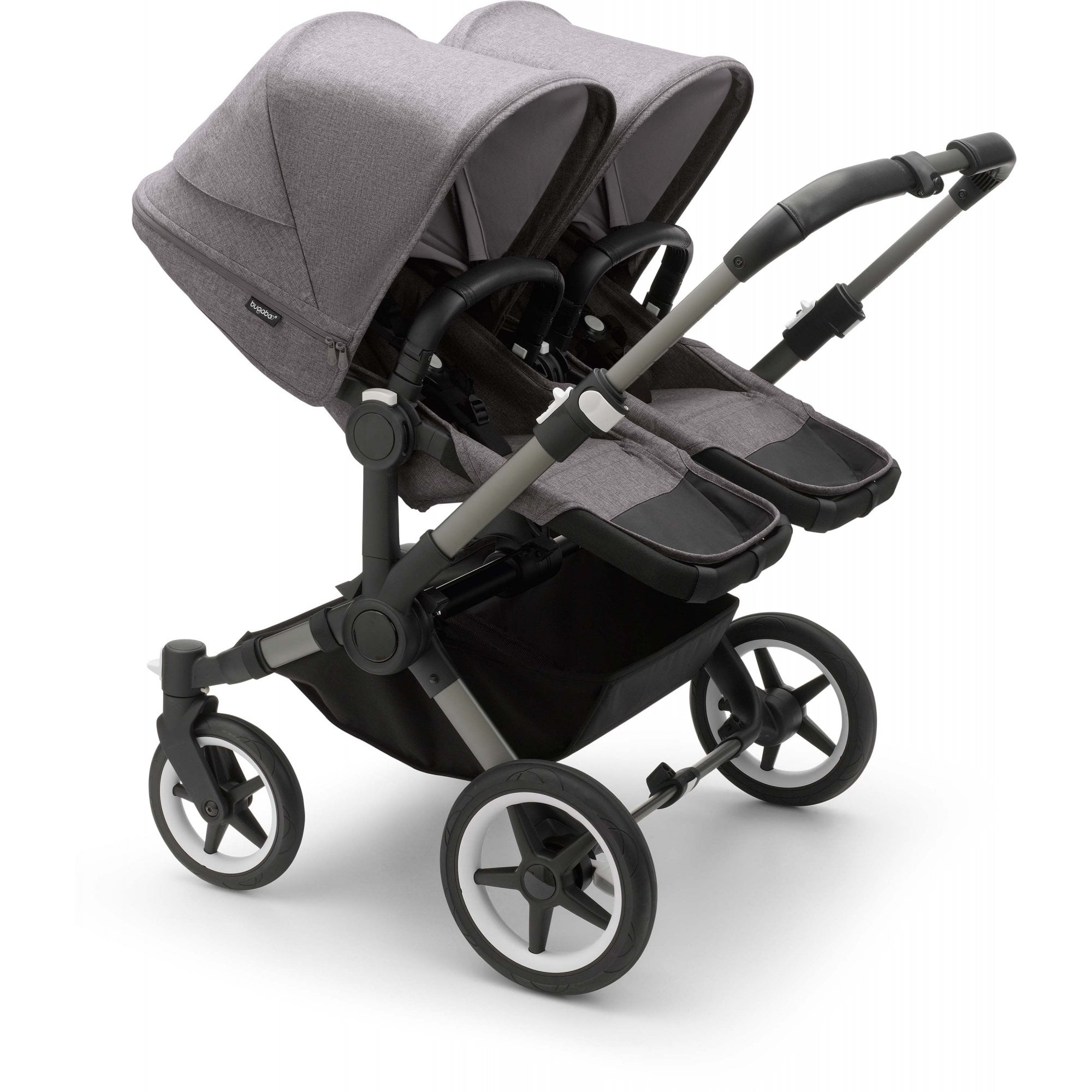 Bugaboo Donkey 5 Twin Complete Essential Bundle Grey Melange
