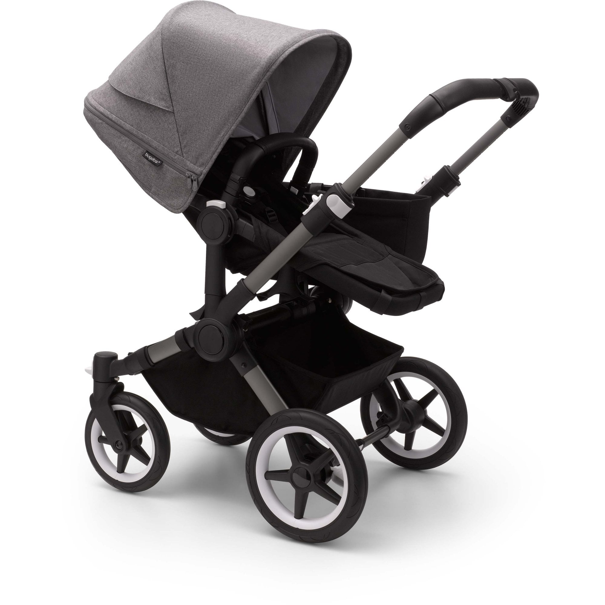 Bugaboo Donkey 5 Duo Grey Melange Canopy