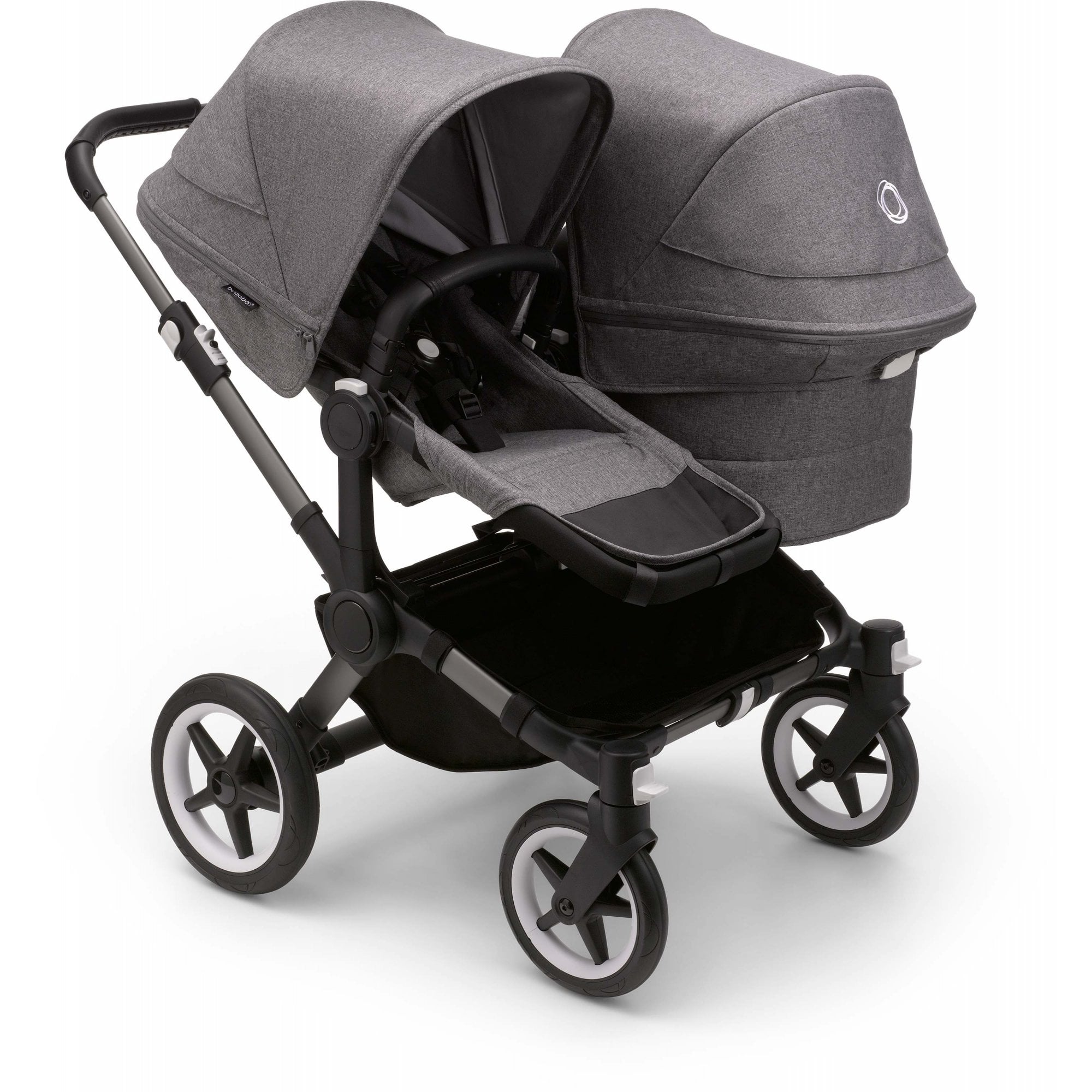 Bugaboo Donkey 5 Duo Grey Melange Canopy