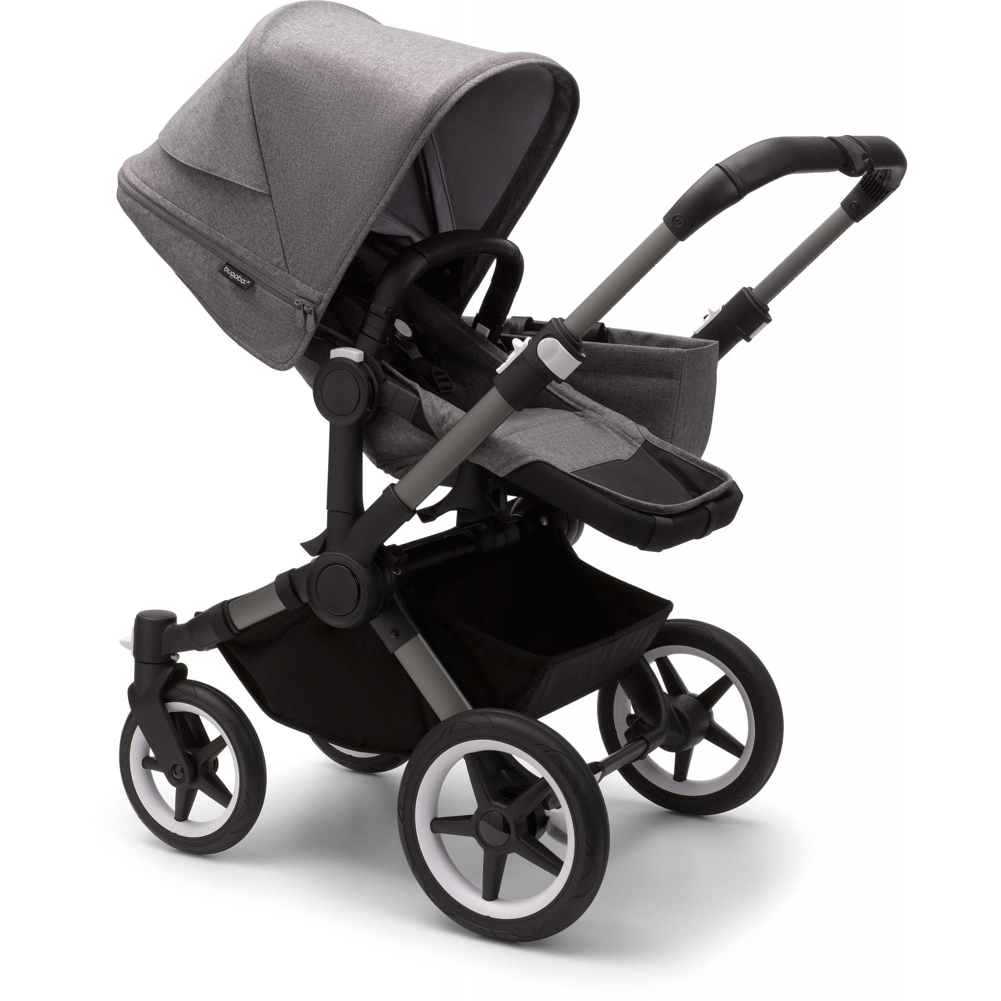 Bugaboo Donkey 5 Duo Grey Melange Canopy