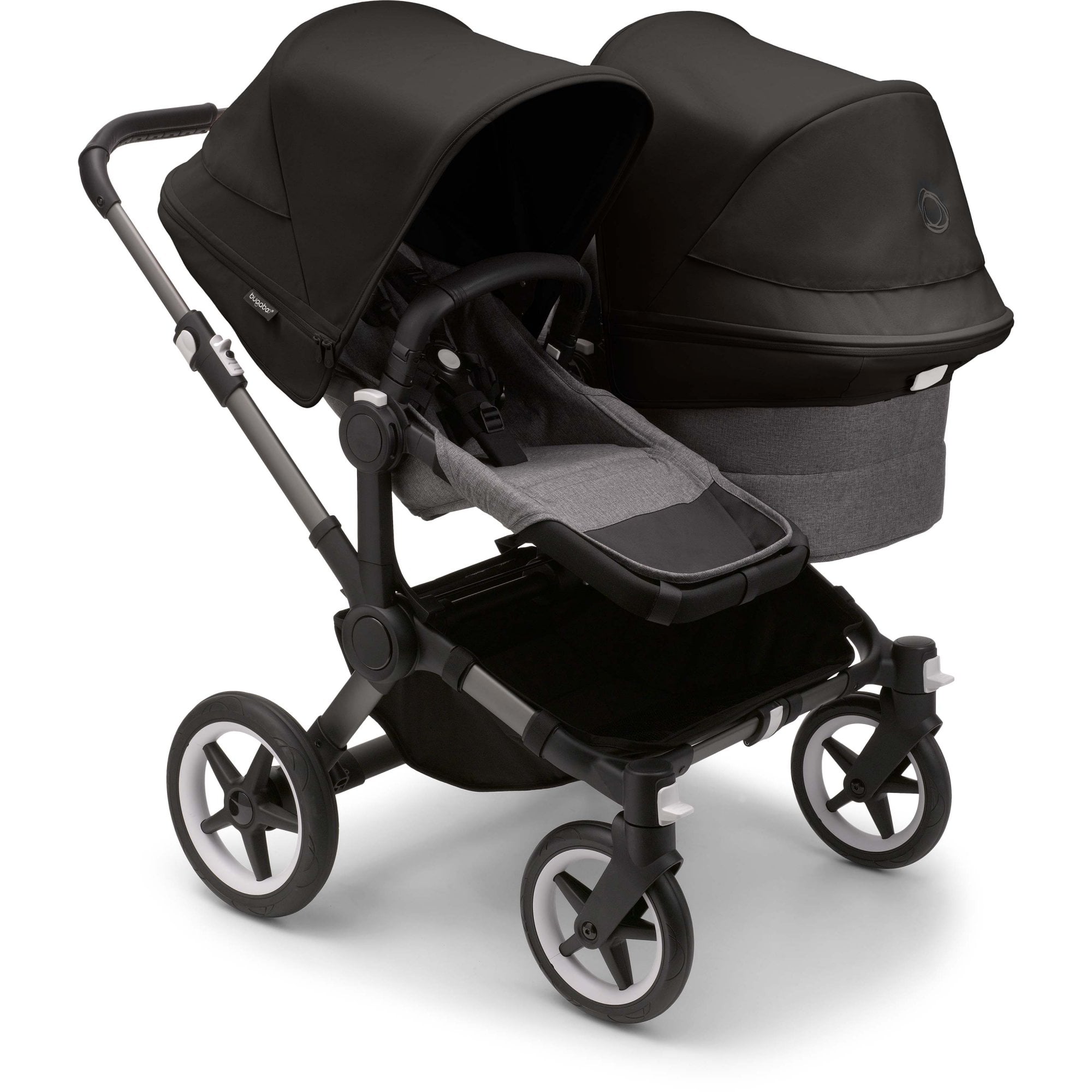 Bugaboo Donkey 5 Duo Midnight Black Canopy