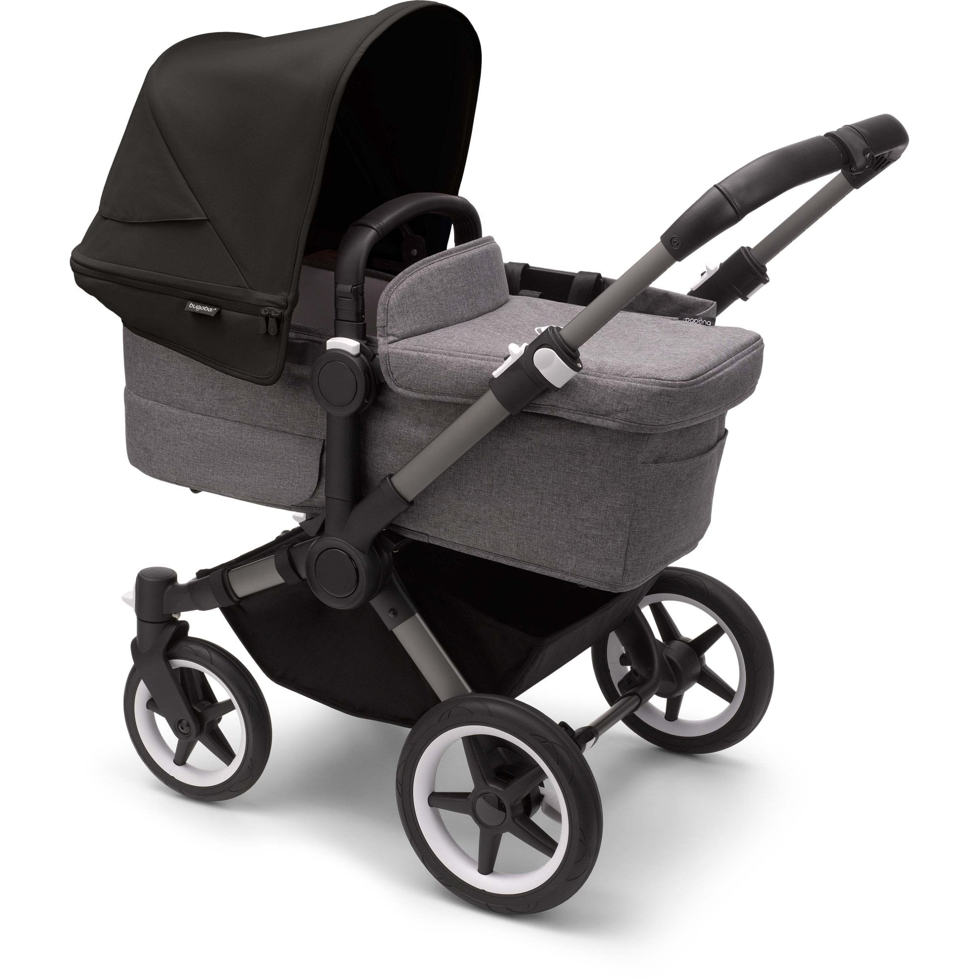 Bugaboo Donkey 5 Duo Midnight Black Canopy