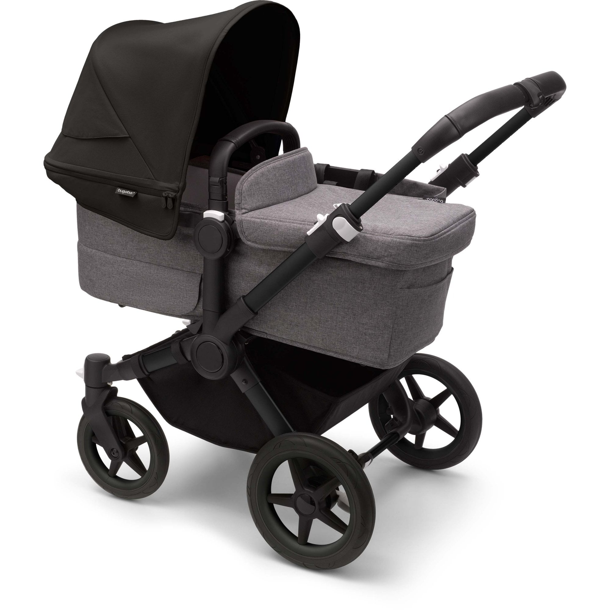 Bugaboo Donkey 5 Duo Midnight Black Canopy