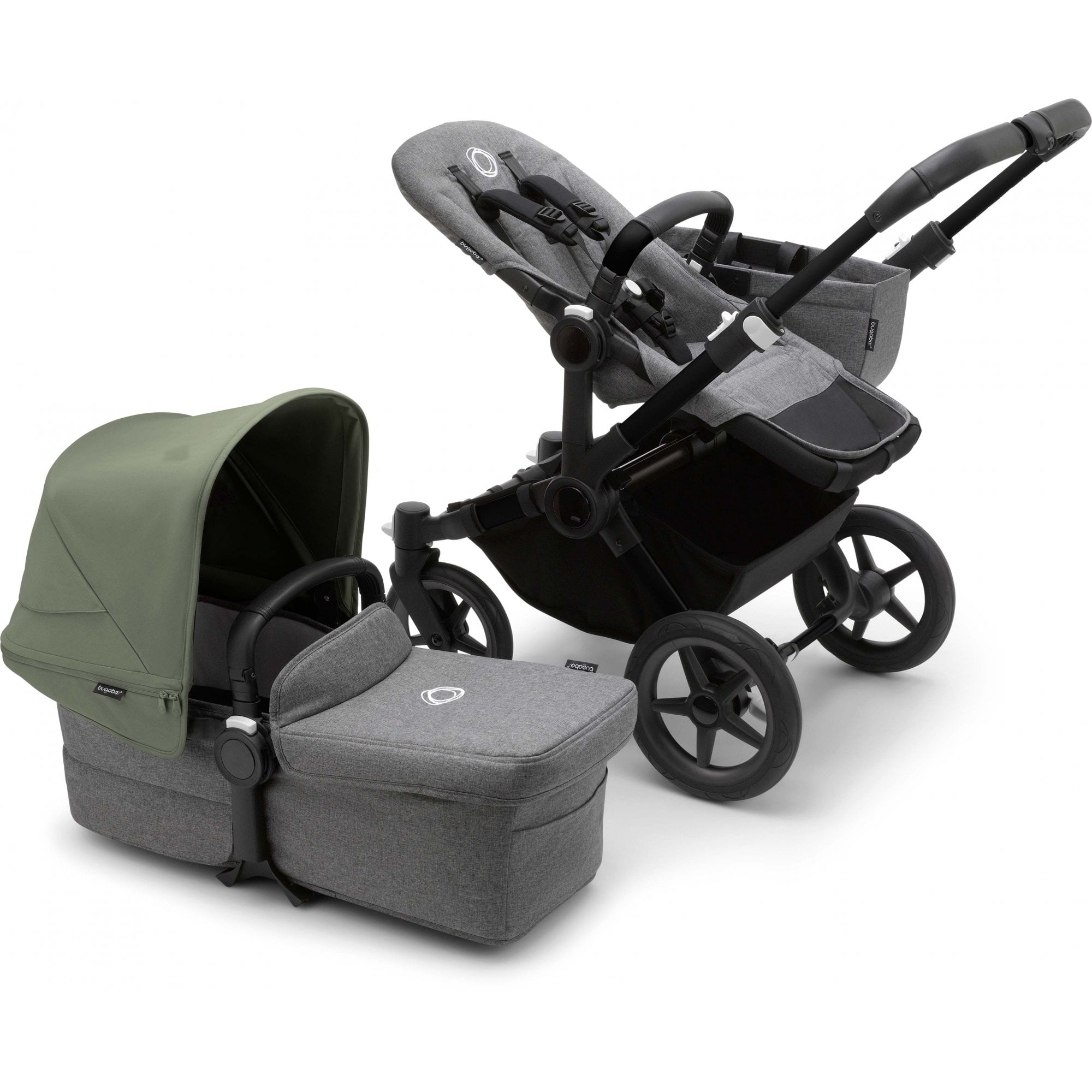 Bugaboo Donkey 5 Mono Forest Green Canopy