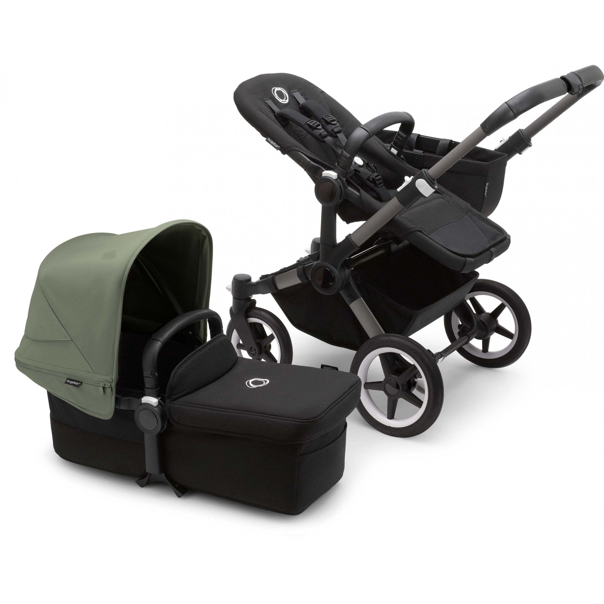 Bugaboo Donkey 5 Mono Forest Green Canopy