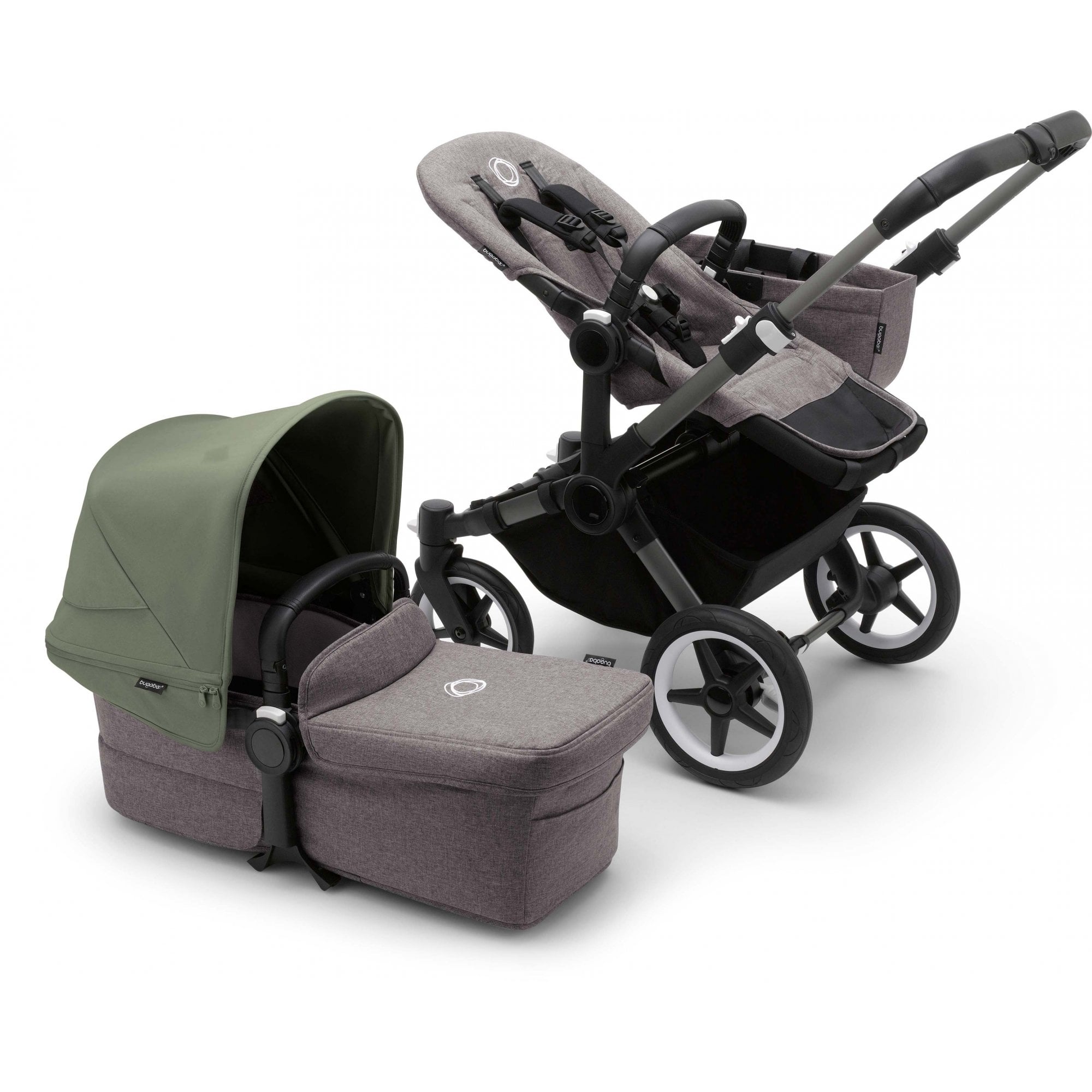 Bugaboo Donkey 5 Mono Forest Green Canopy