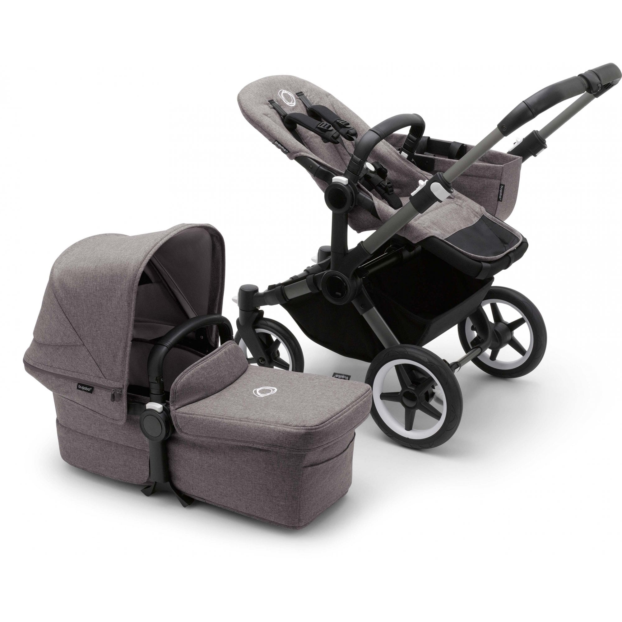 Bugaboo Donkey 5 Mono Grey Melange Canopy
