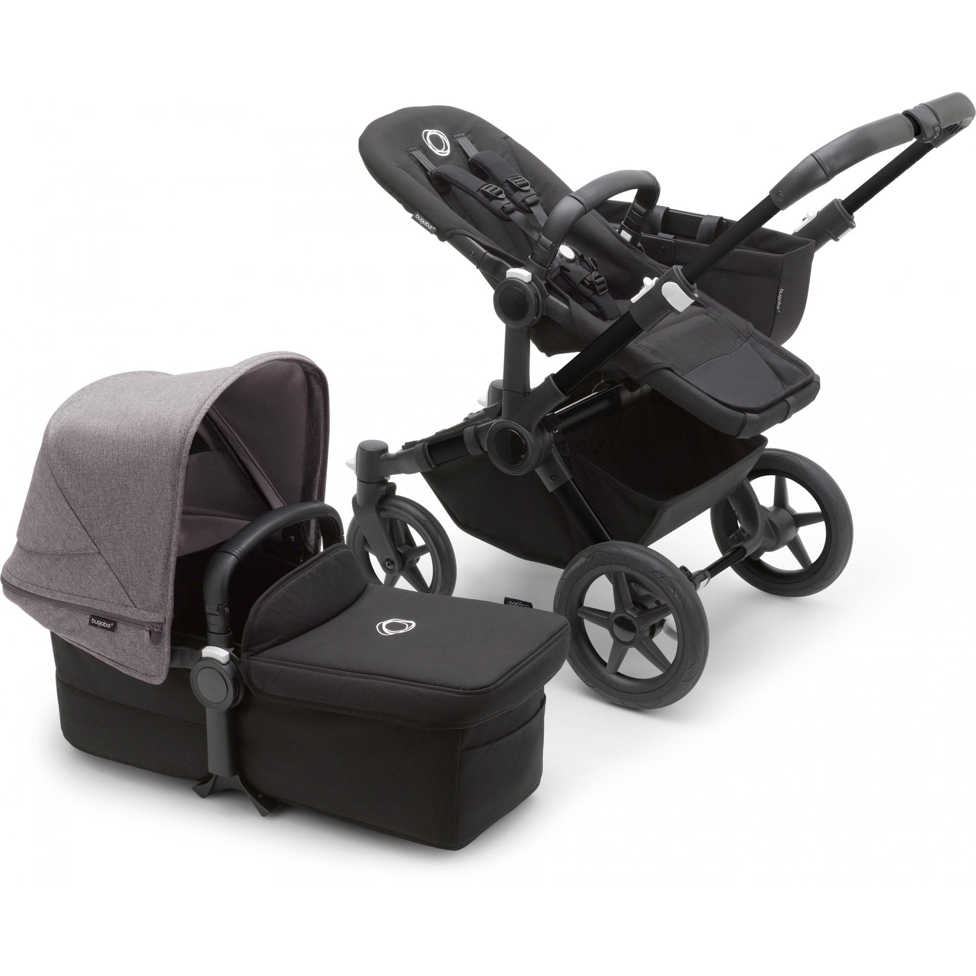Bugaboo Donkey 5 Mono Grey Melange Canopy