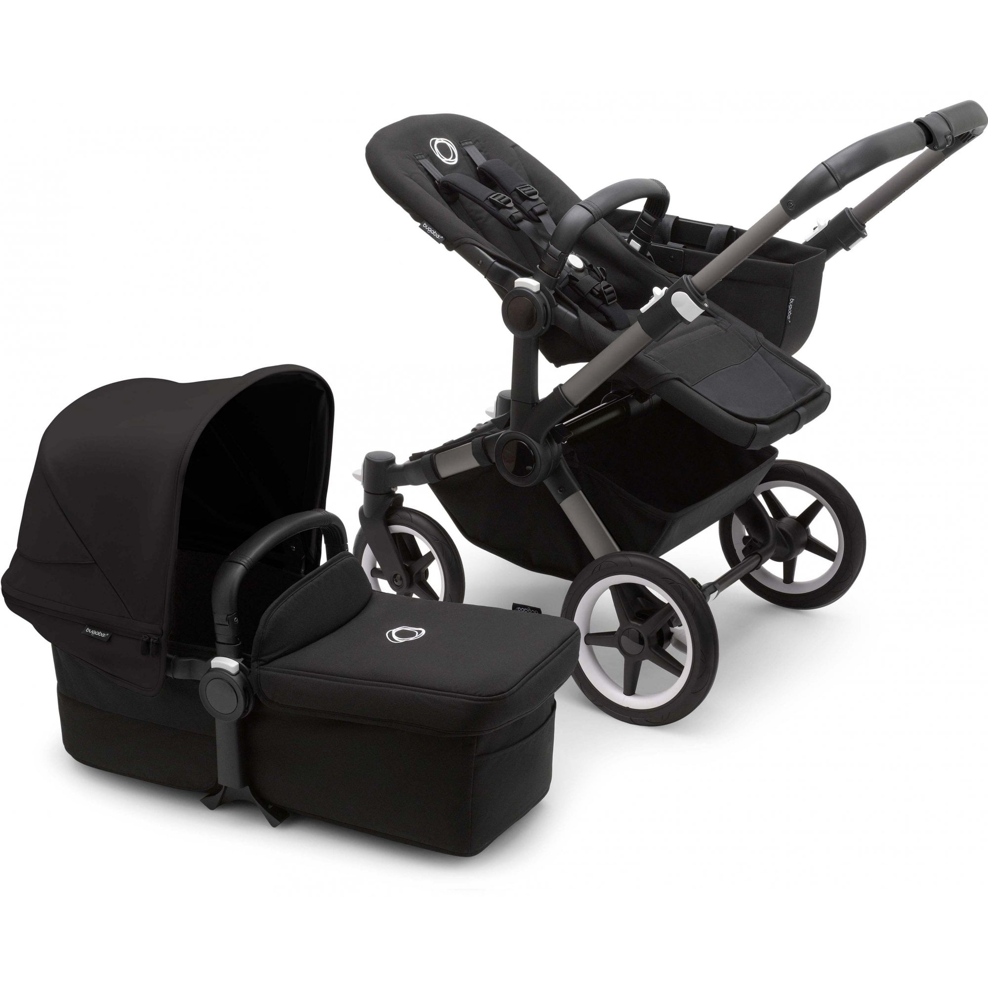 Bugaboo Donkey 5 Mono Midnight Black Canopy
