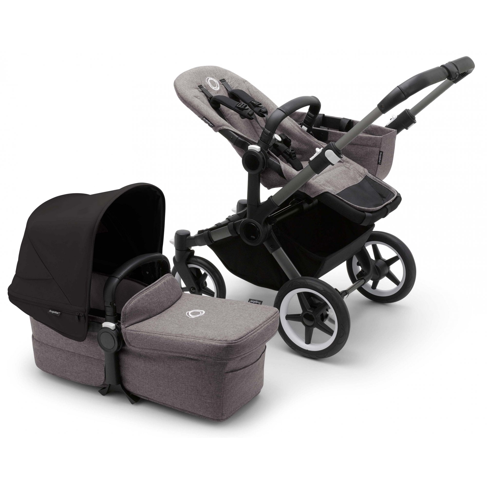 Bugaboo Donkey 5 Mono Midnight Black Canopy