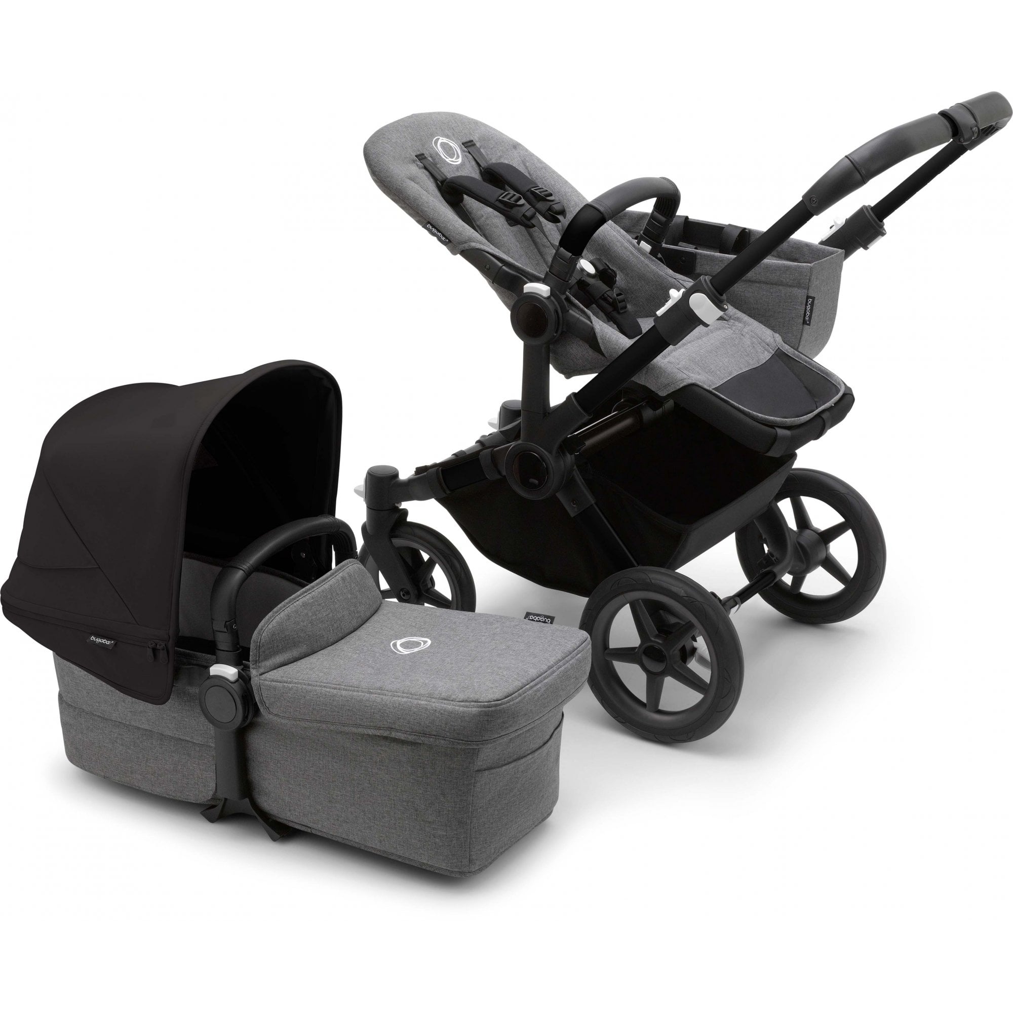 Bugaboo Donkey 5 Mono Midnight Black Canopy
