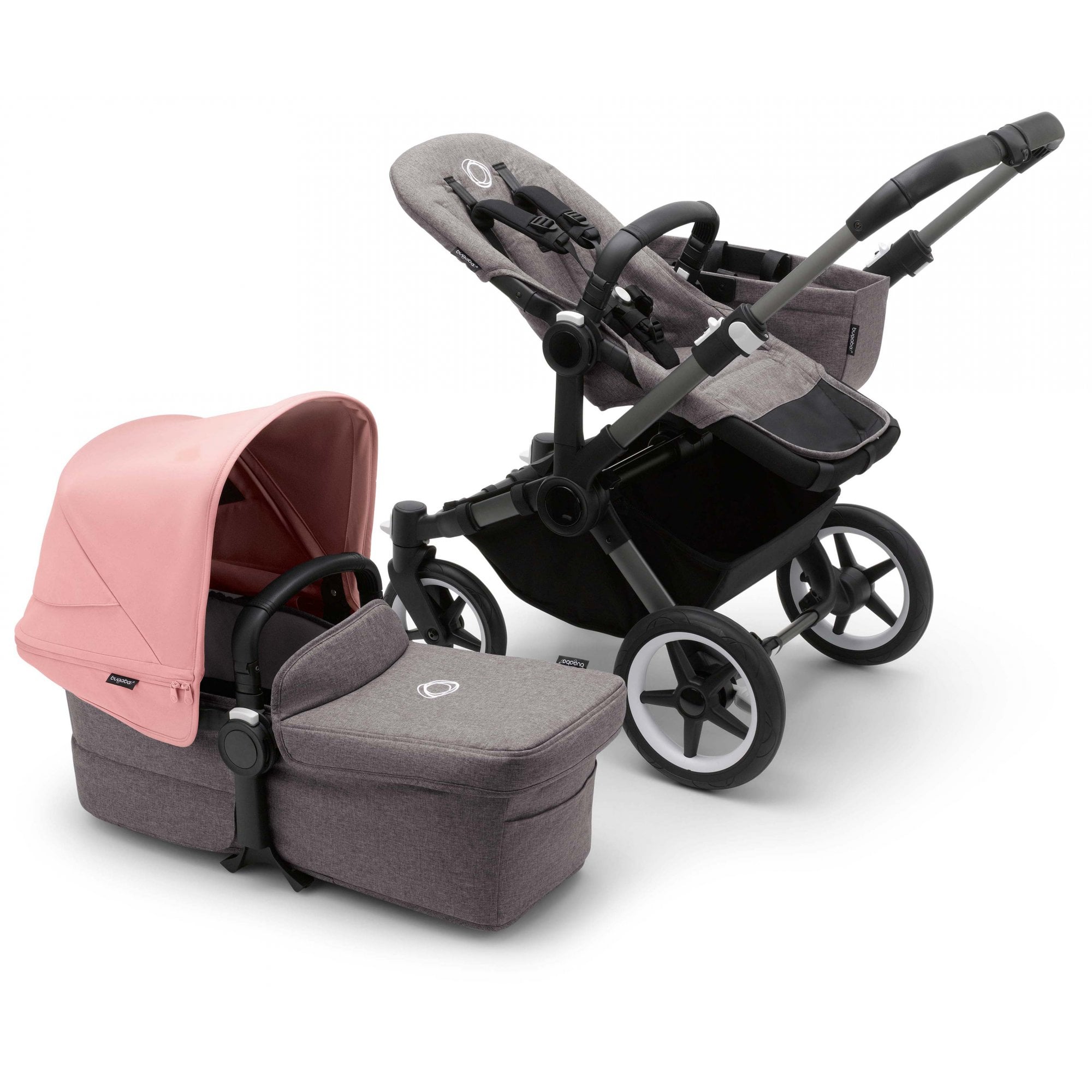 Bugaboo Donkey 5 Mono Morning Pink Canopy