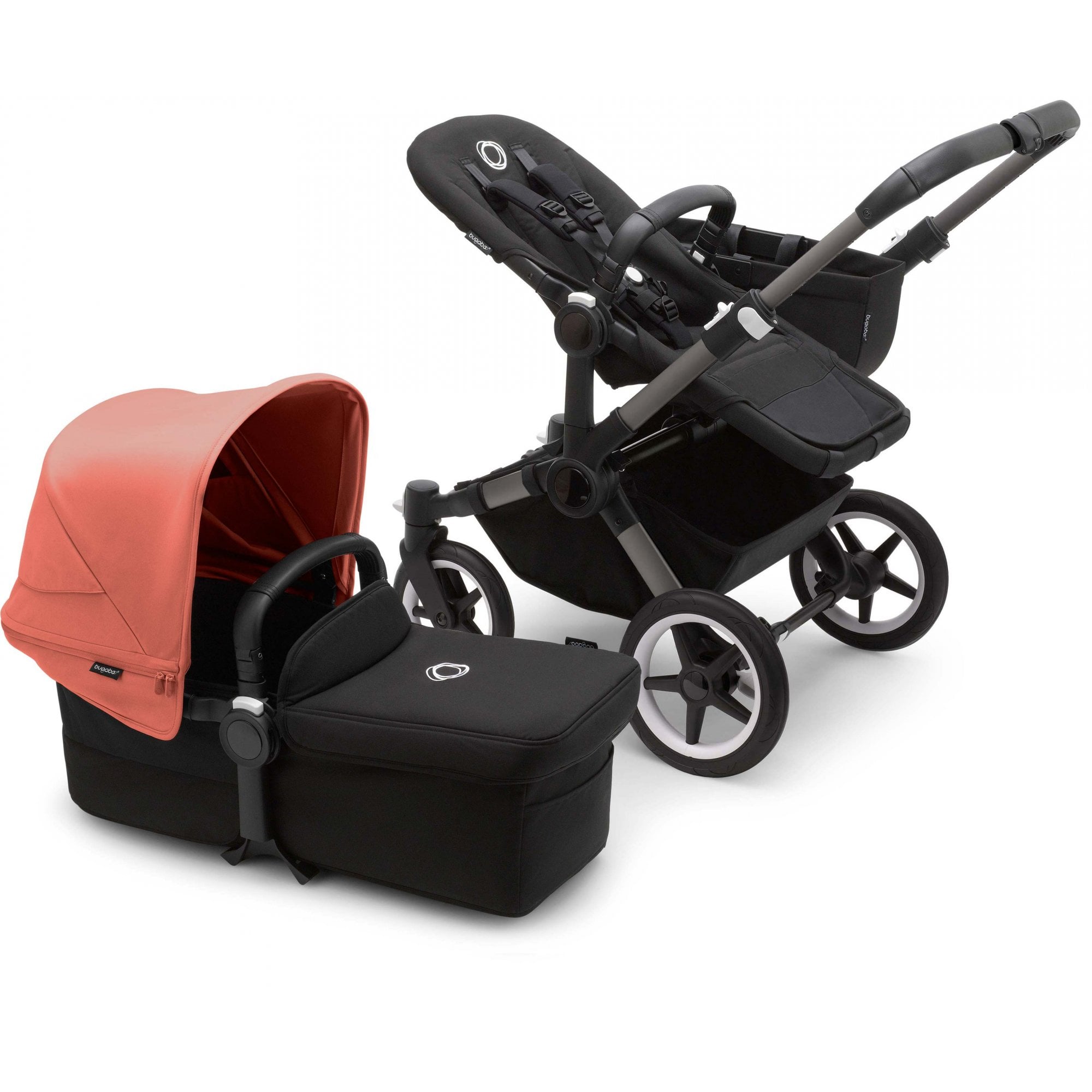 Bugaboo Donkey 5 Mono Sunrise Red Canopy