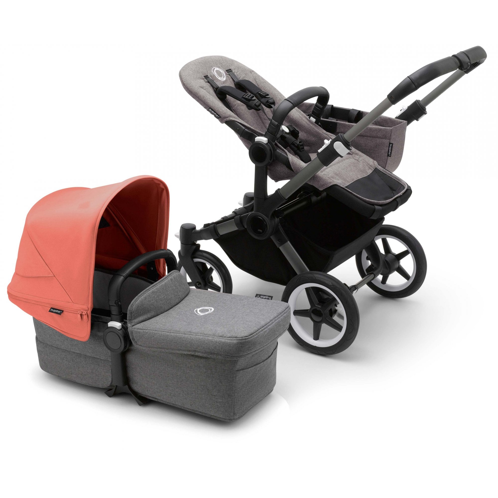 Bugaboo Donkey 5 Mono Sunrise Red Canopy