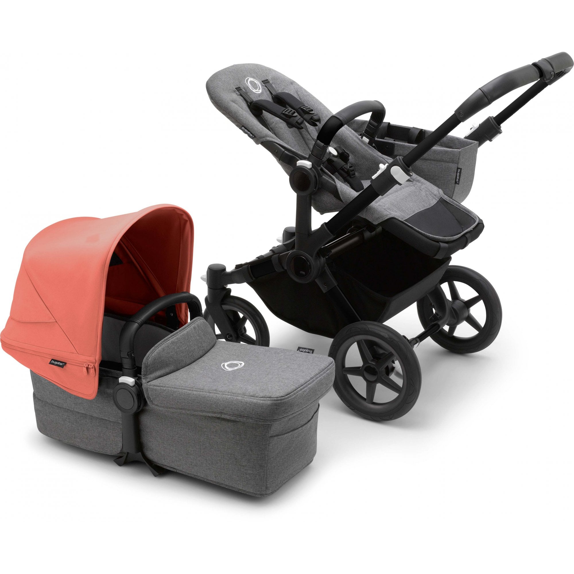 Bugaboo Donkey 5 Mono Sunrise Red Canopy
