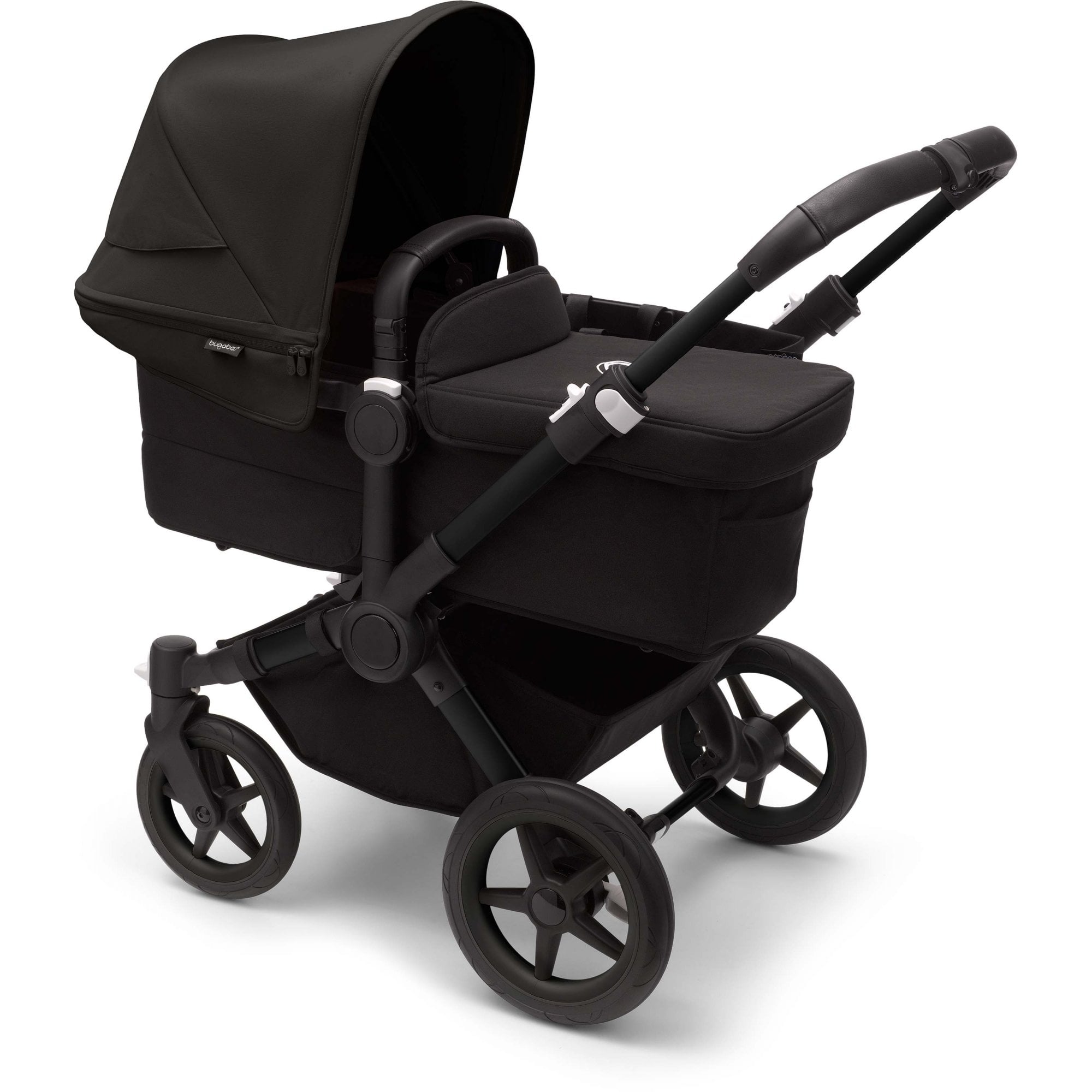 Bugaboo Donkey 5 Twin Pram Midnight Black Canopy