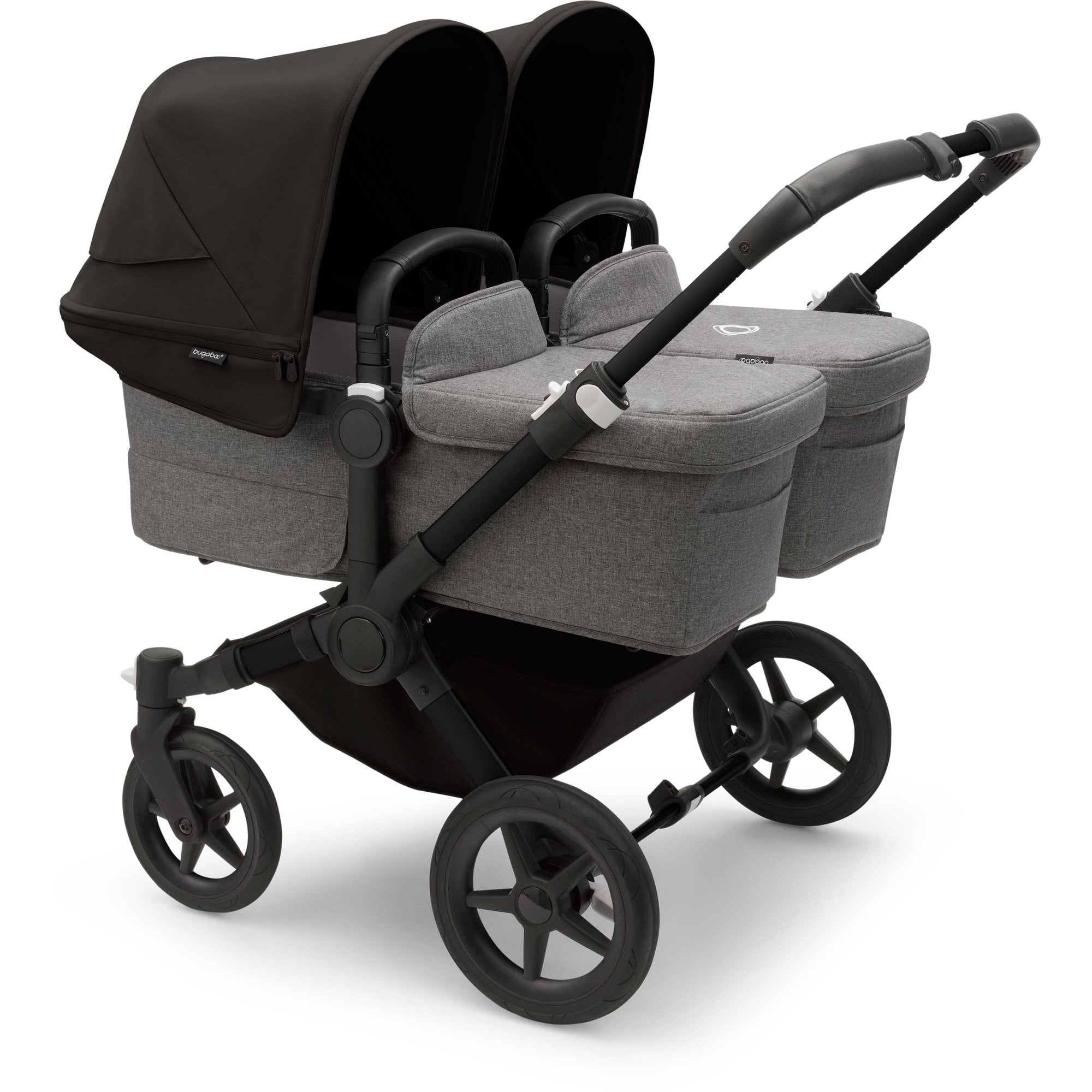 Bugaboo Donkey 5 Twin Pram Midnight Black Canopy