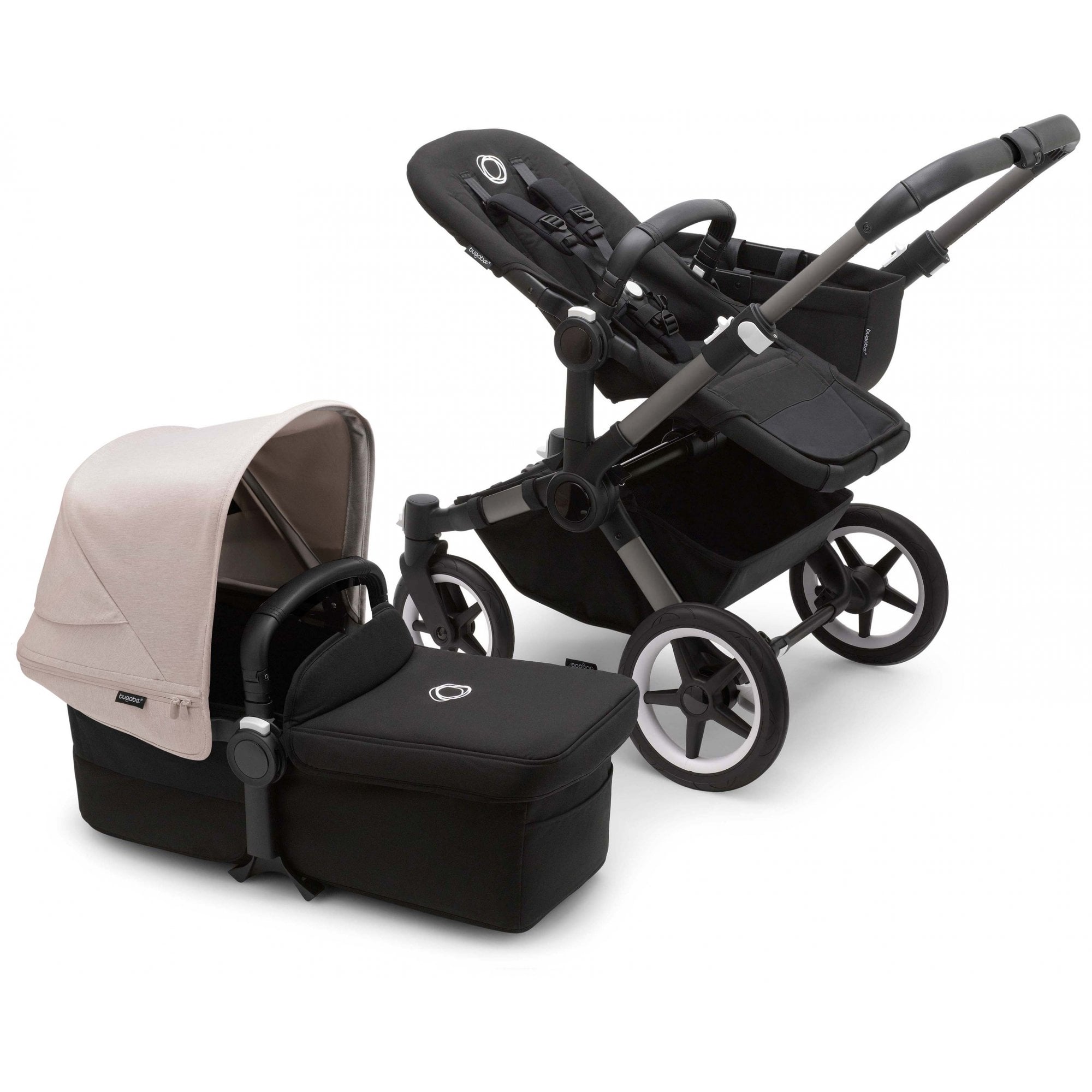 Bugaboo Donkey 5 Mono Misty White Canopy