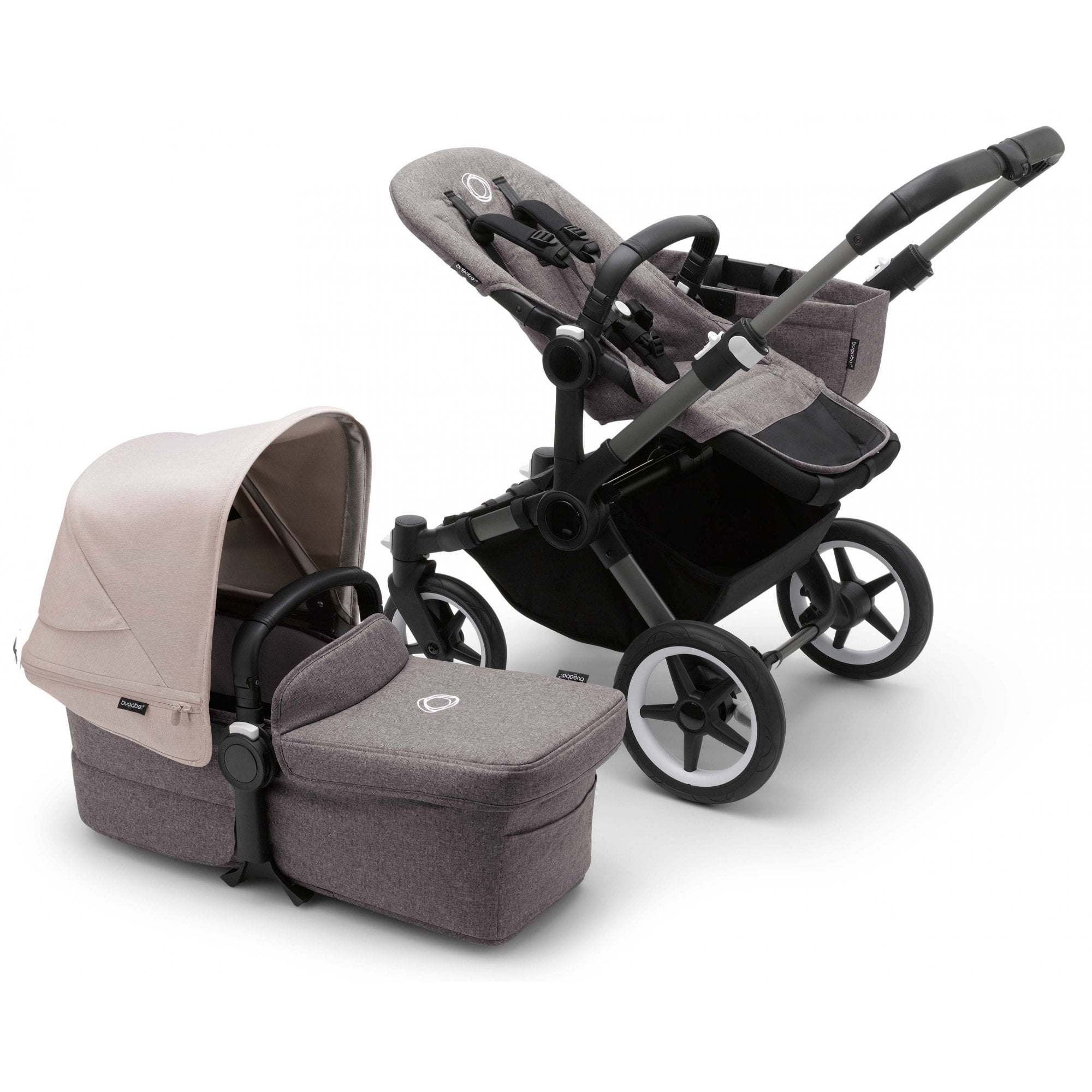 Bugaboo Donkey 5 Mono Misty White Canopy