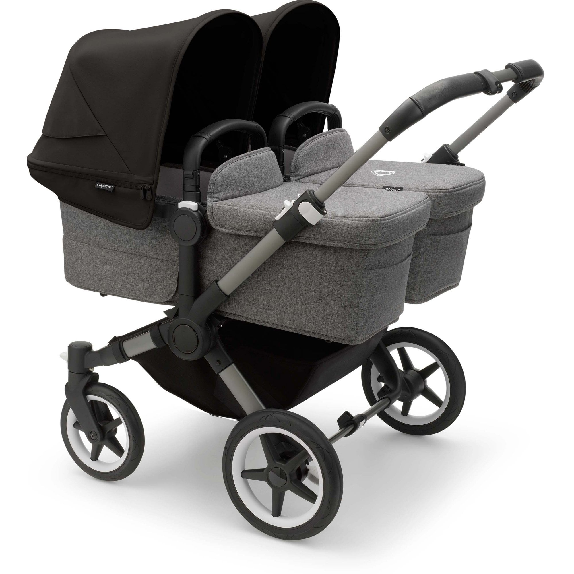 Bugaboo Donkey 5 Twin Pram Midnight Black Canopy