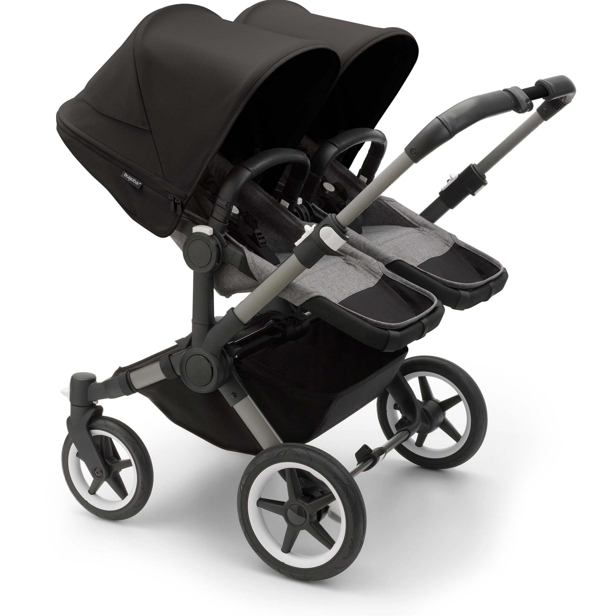 Bugaboo Donkey 5 Twin Pram Midnight Black Canopy