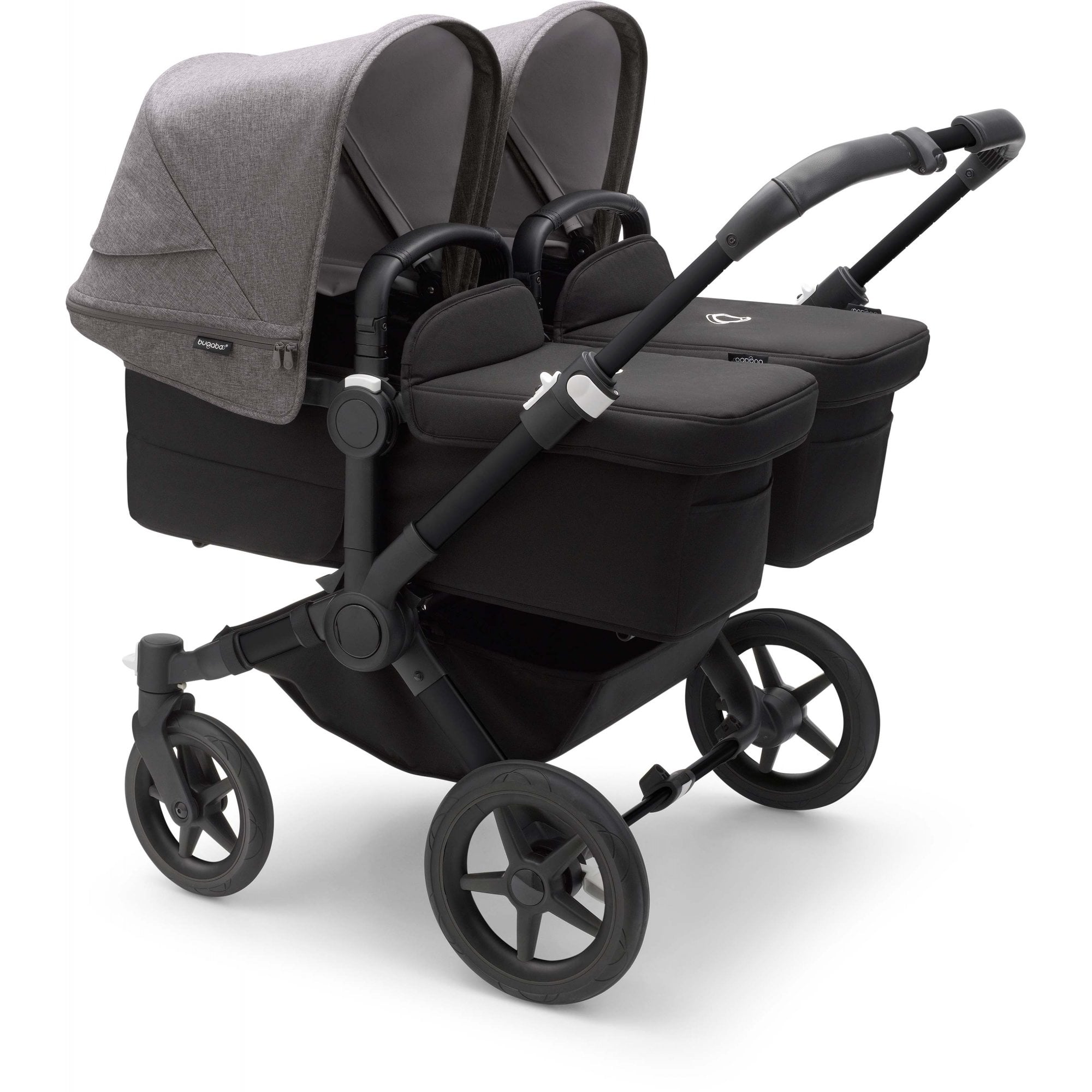 Bugaboo Donkey 5 Twin Pram Grey Melange Canopy
