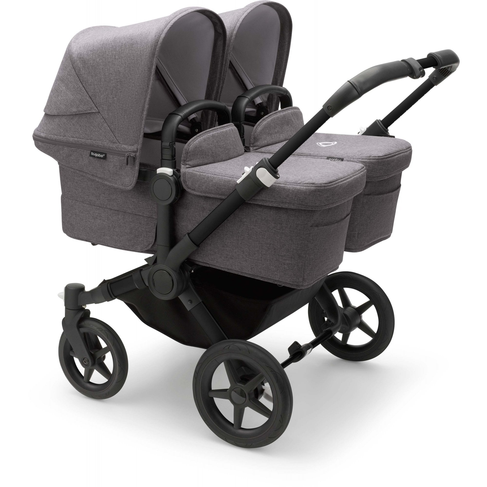 Bugaboo Donkey 5 Twin Pram Grey Melange Canopy