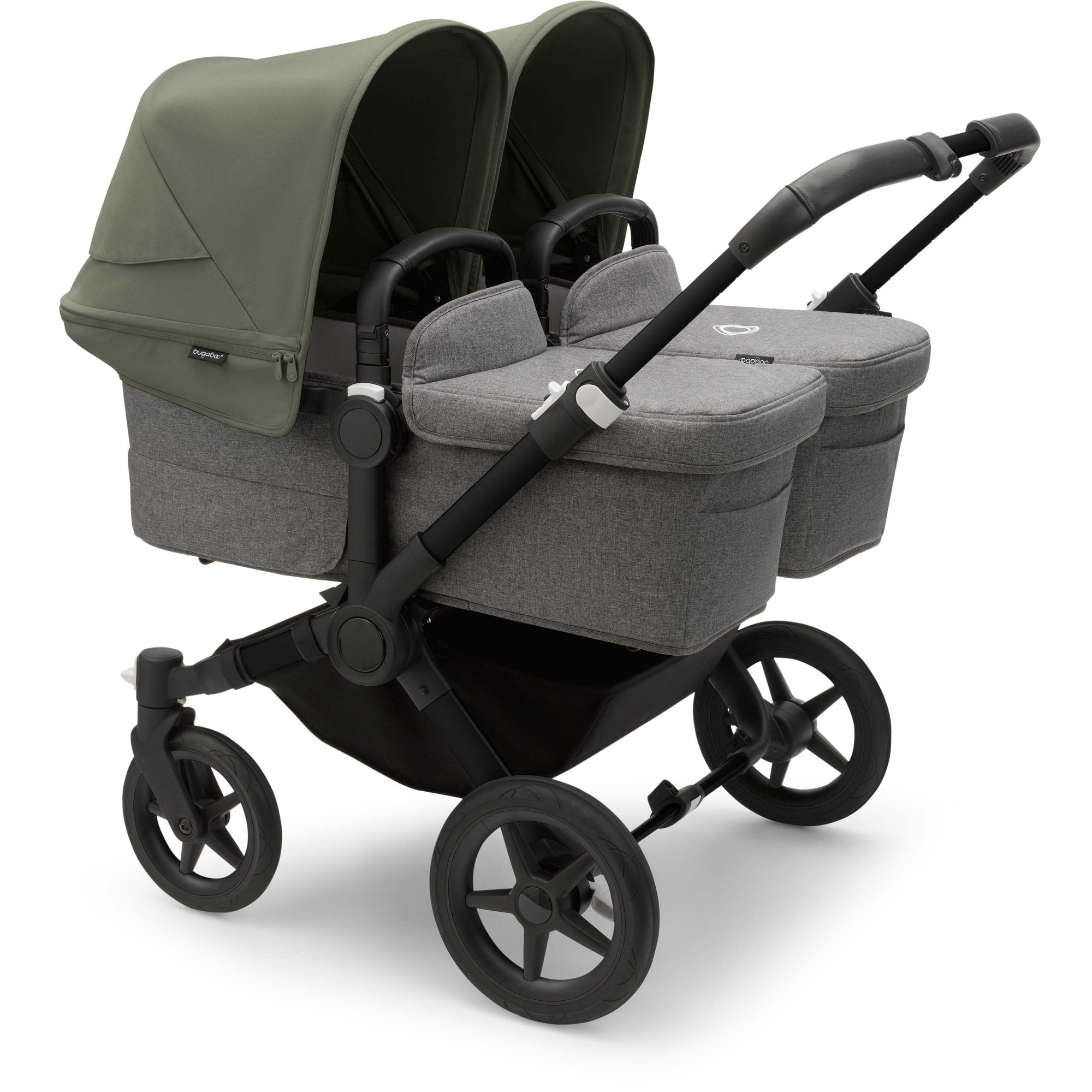 Bugaboo Donkey 5 Twin Pram Forest Green Canopy