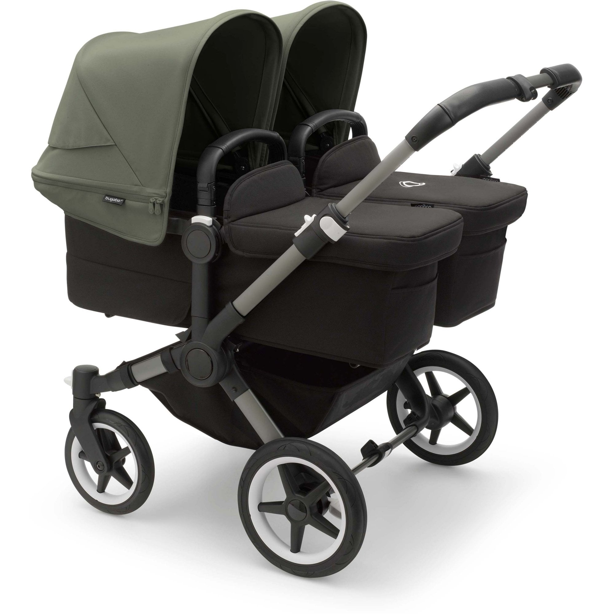 Bugaboo Donkey 5 Twin Pram Forest Green Canopy