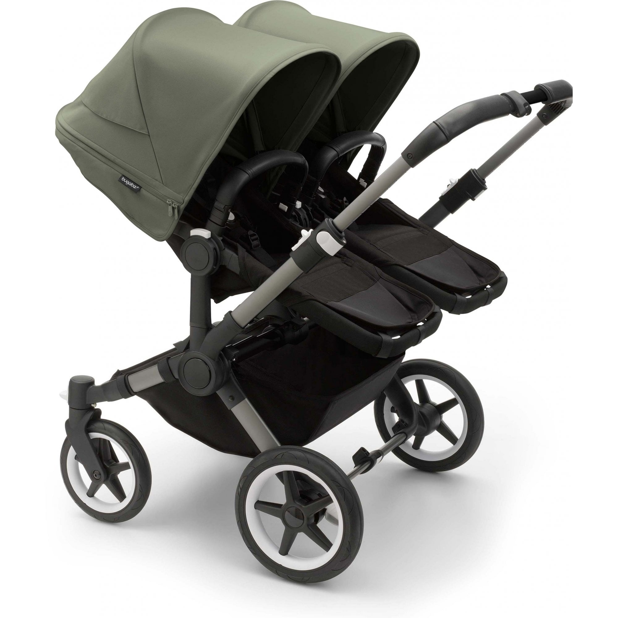 Bugaboo Donkey 5 Twin Pram Forest Green Canopy