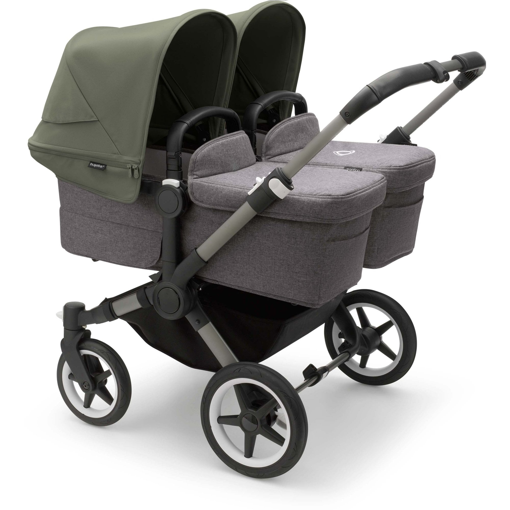 Bugaboo Donkey 5 Twin Pram Forest Green Canopy