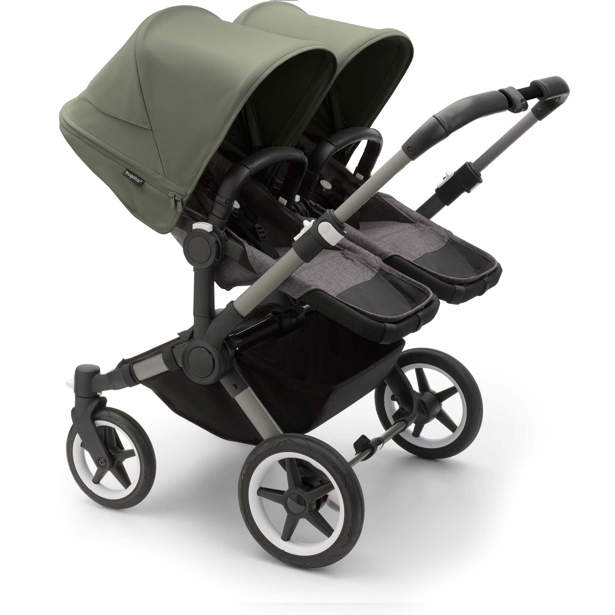 Bugaboo Donkey 5 Twin Pram Forest Green Canopy