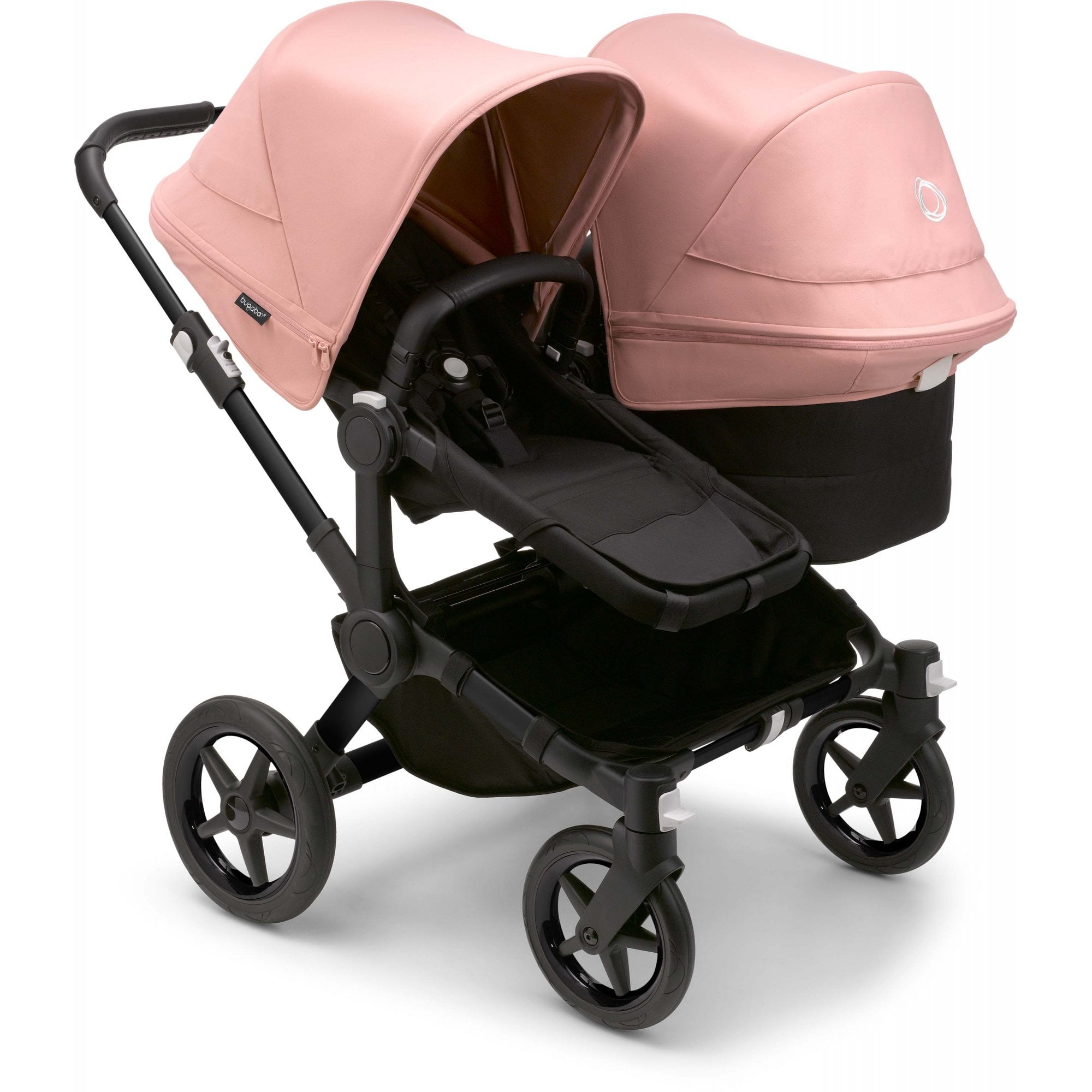 Bugaboo Donkey 5 Twin Pram Morning Pink Canopy