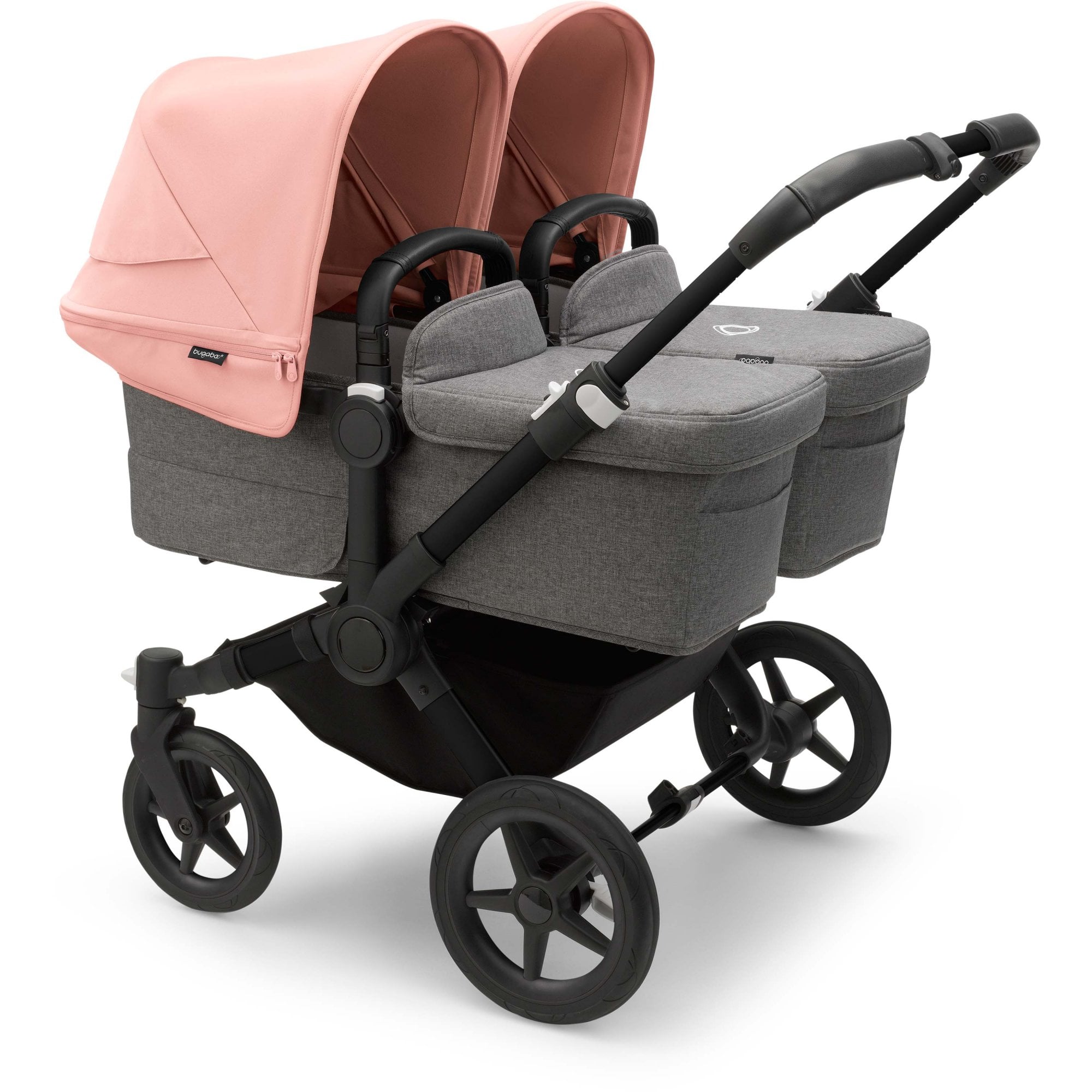 Bugaboo Donkey 5 Twin Pram Morning Pink Canopy