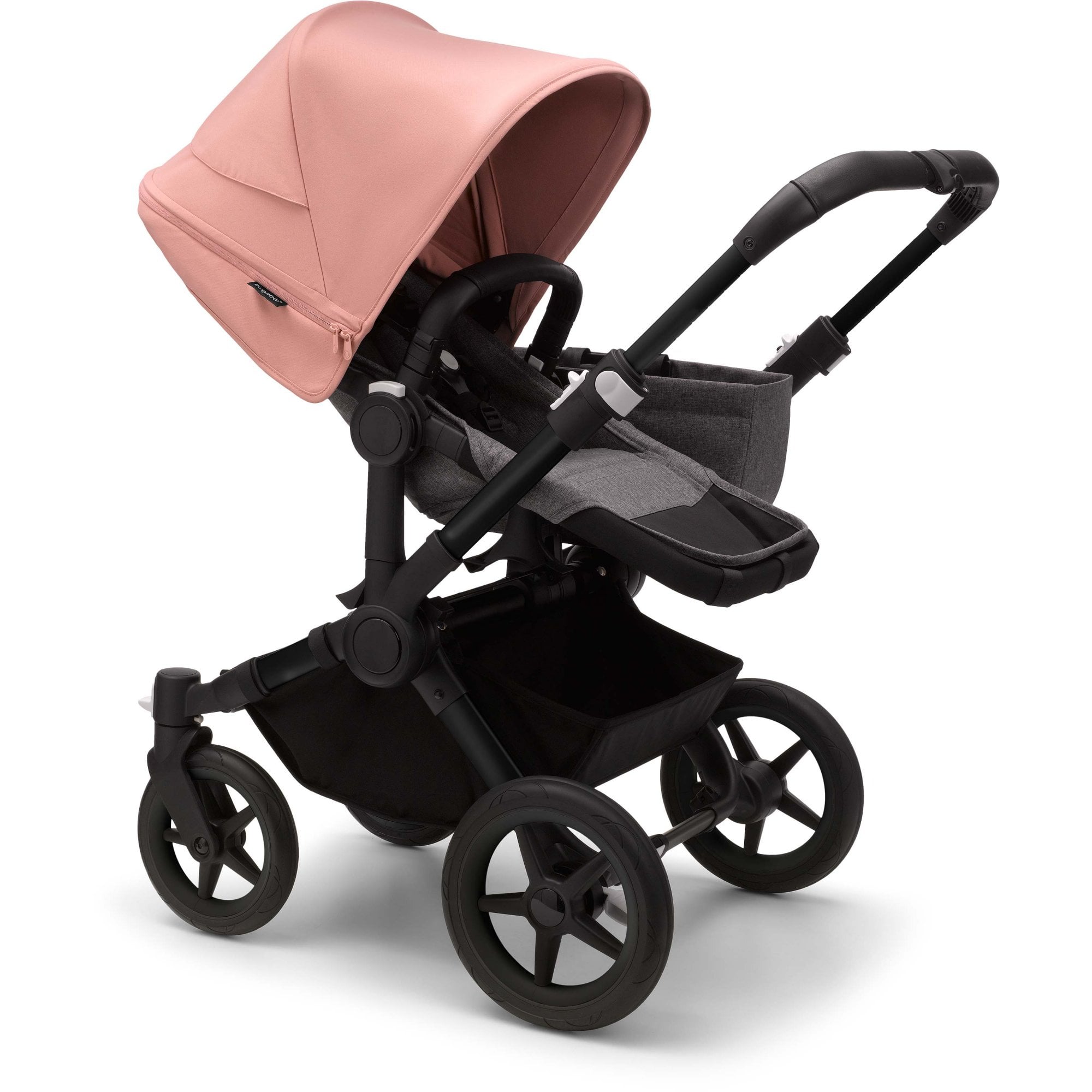 Bugaboo Donkey 5 Twin Pram Morning Pink Canopy