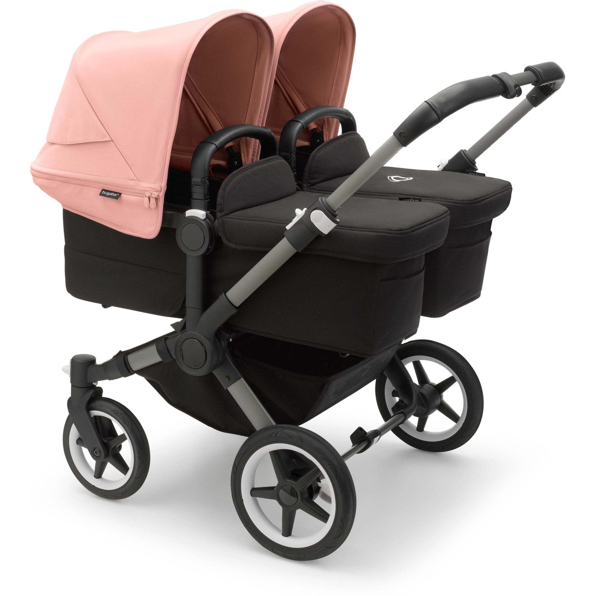 Bugaboo Donkey 5 Twin Pram Morning Pink Canopy