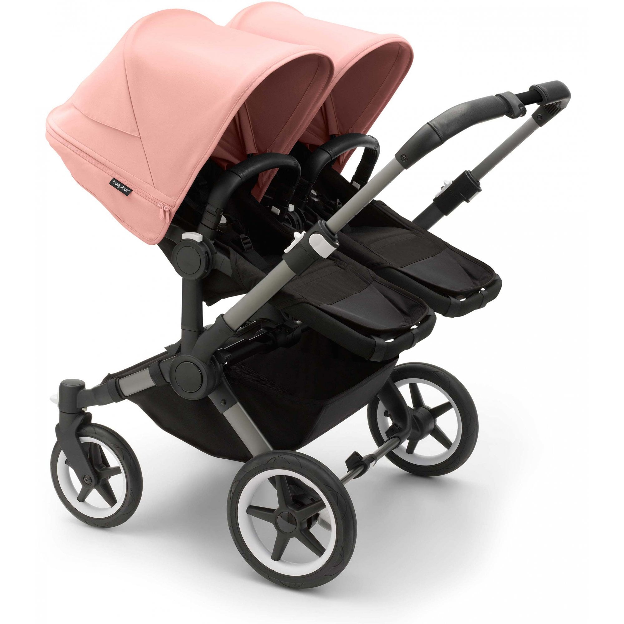 Bugaboo Donkey 5 Twin Pram Morning Pink Canopy