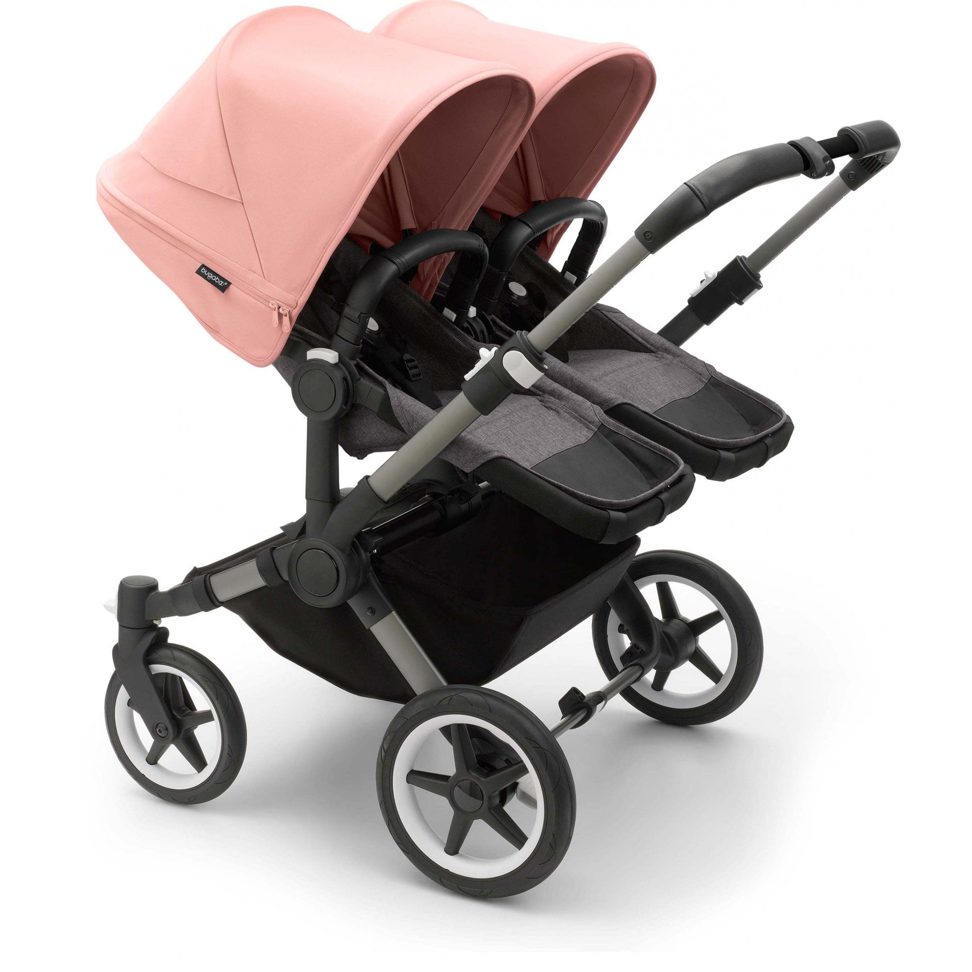 Bugaboo Donkey 5 Twin Pram Morning Pink Canopy