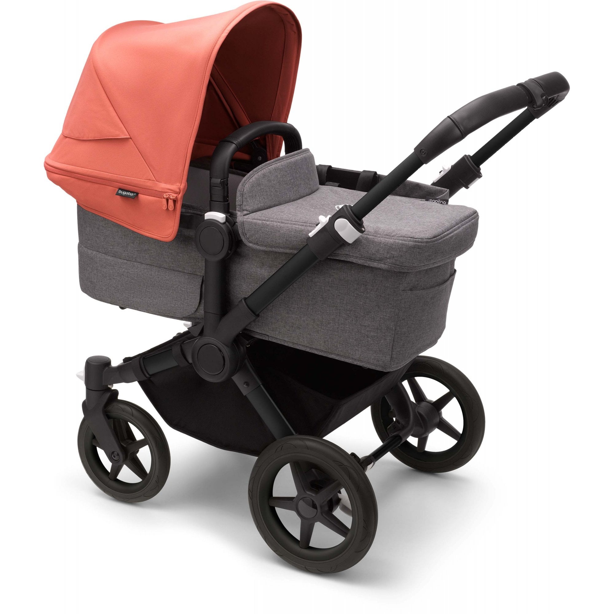 Bugaboo Donkey 5 Twin Pram Sunrise Red Canopy