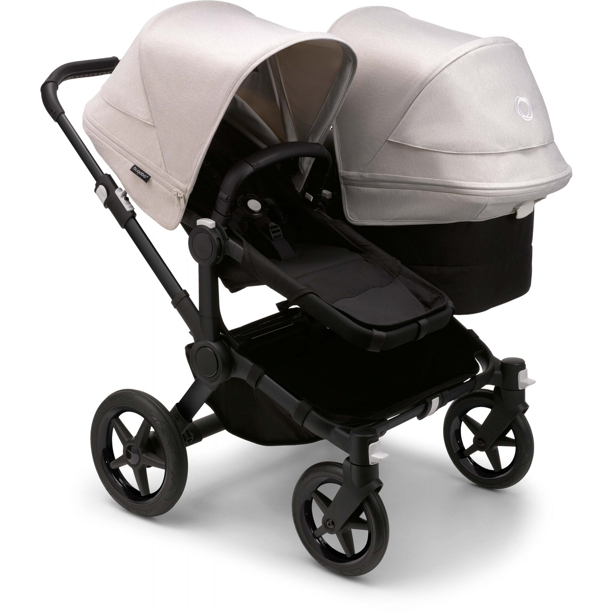 Bugaboo Donkey 5 Twin Pram Misty White Canopy