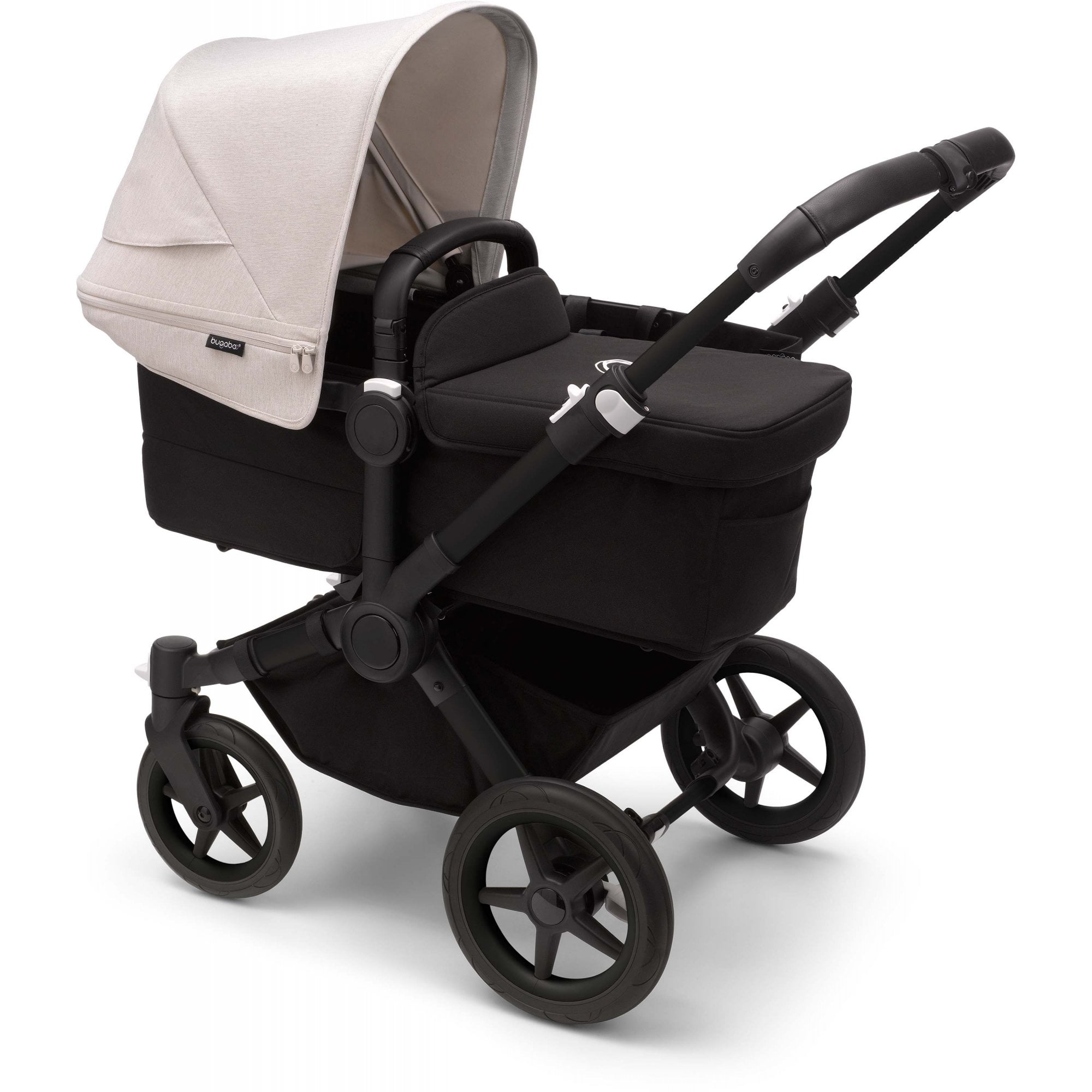 Bugaboo Donkey 5 Twin Pram Misty White Canopy