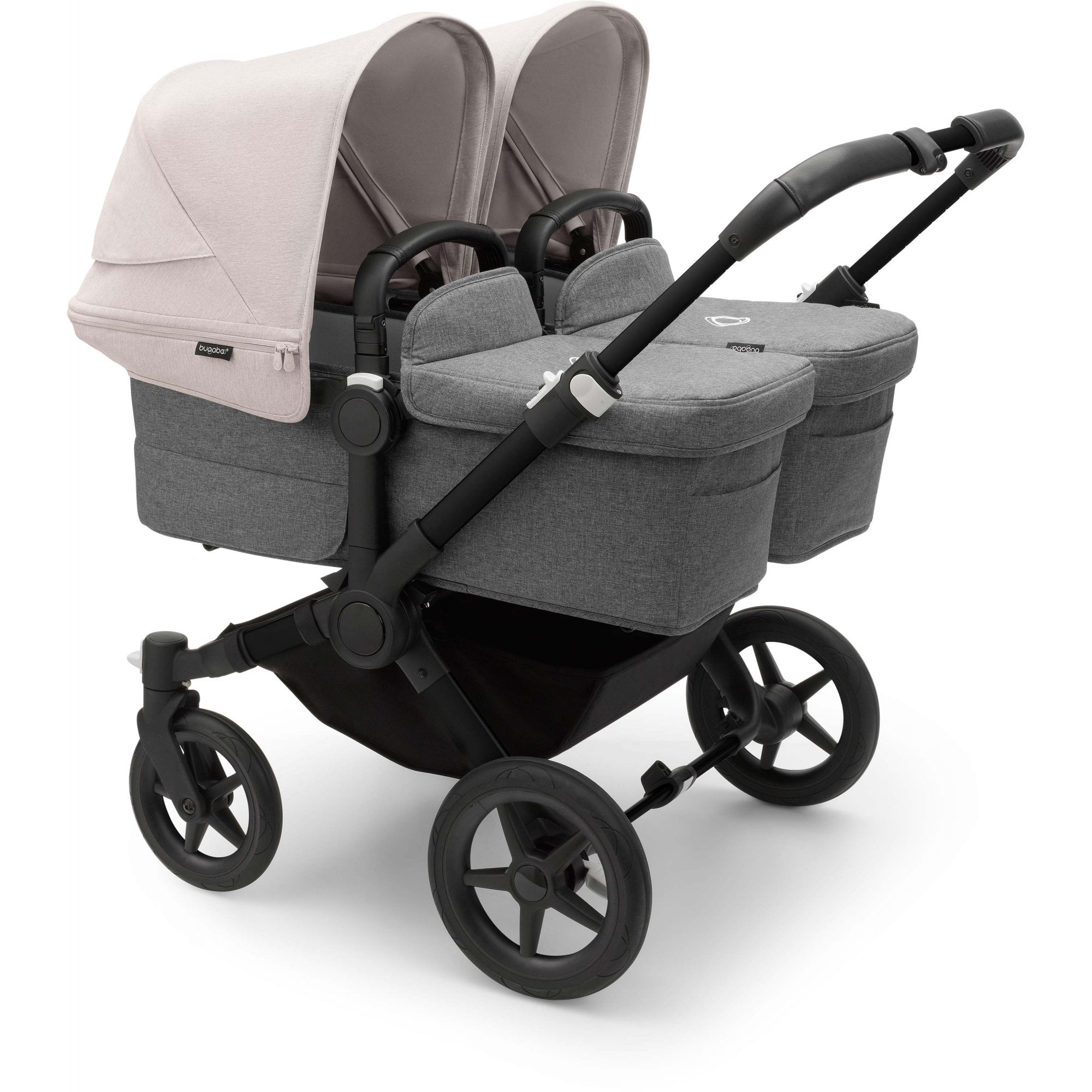 Bugaboo Donkey 5 Twin Pram Misty White Canopy
