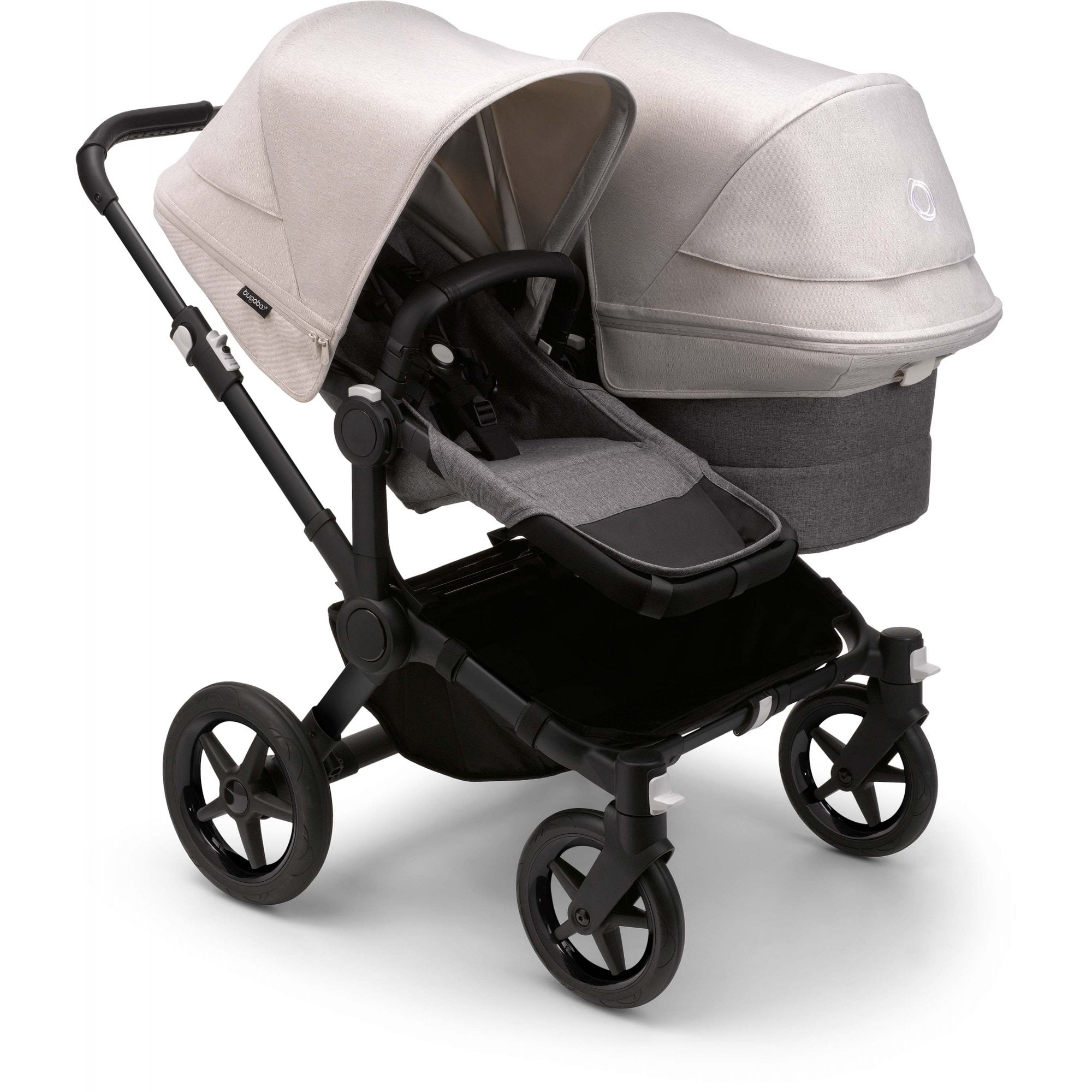 Bugaboo Donkey 5 Twin Pram Misty White Canopy
