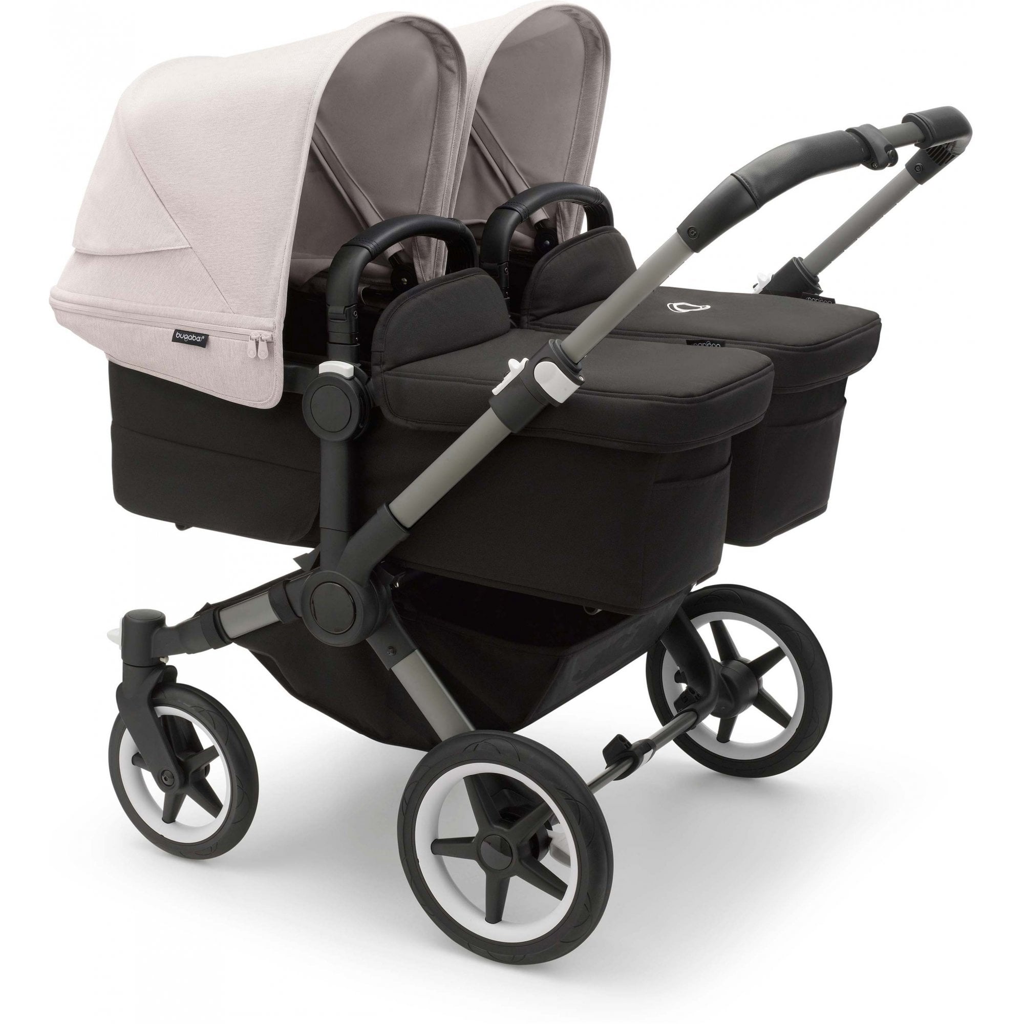 Bugaboo Donkey 5 Twin Pram Misty White Canopy