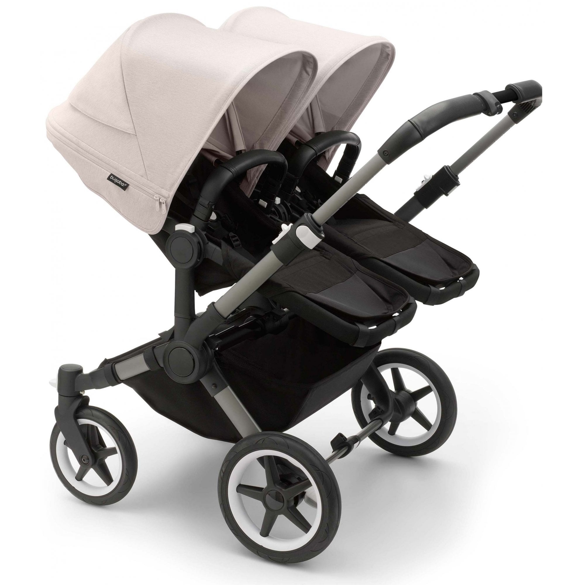 Bugaboo Donkey 5 Twin Pram Misty White Canopy