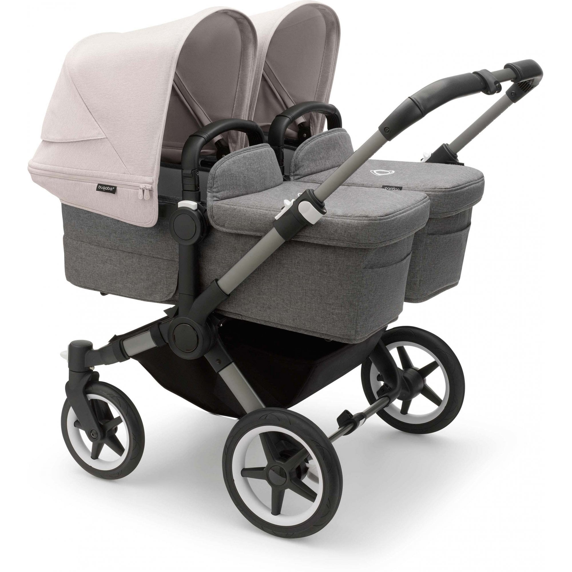 Bugaboo Donkey 5 Twin Pram Misty White Canopy