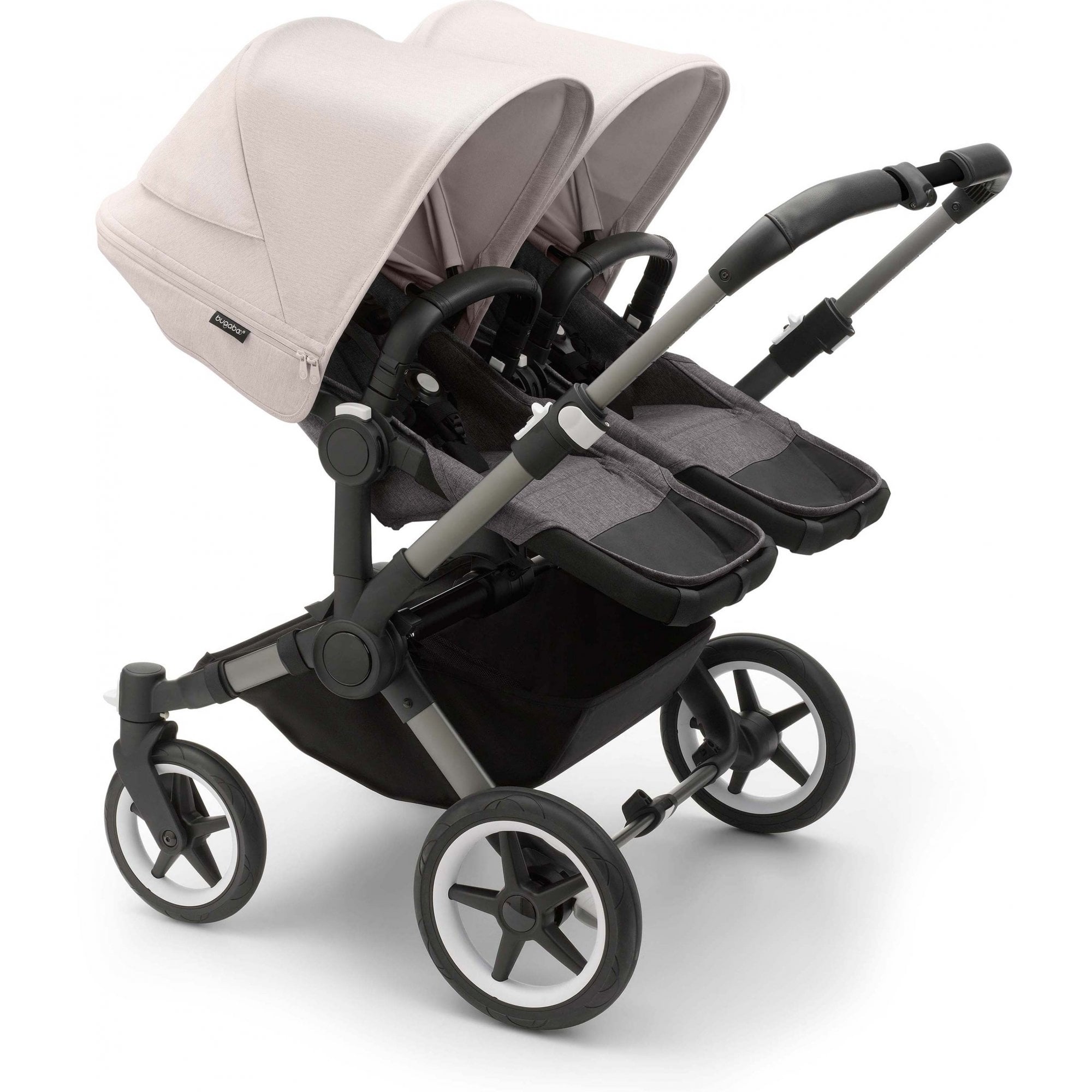 Bugaboo Donkey 5 Twin Pram Misty White Canopy