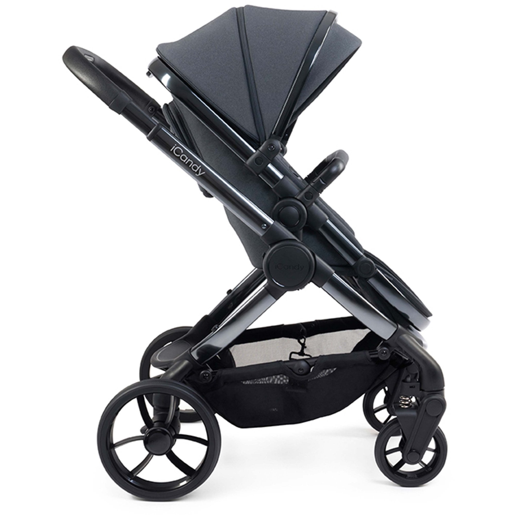 iCandy Peach 7 Complete Bundle Phantom / Truffle + Cloud T Plus & Base